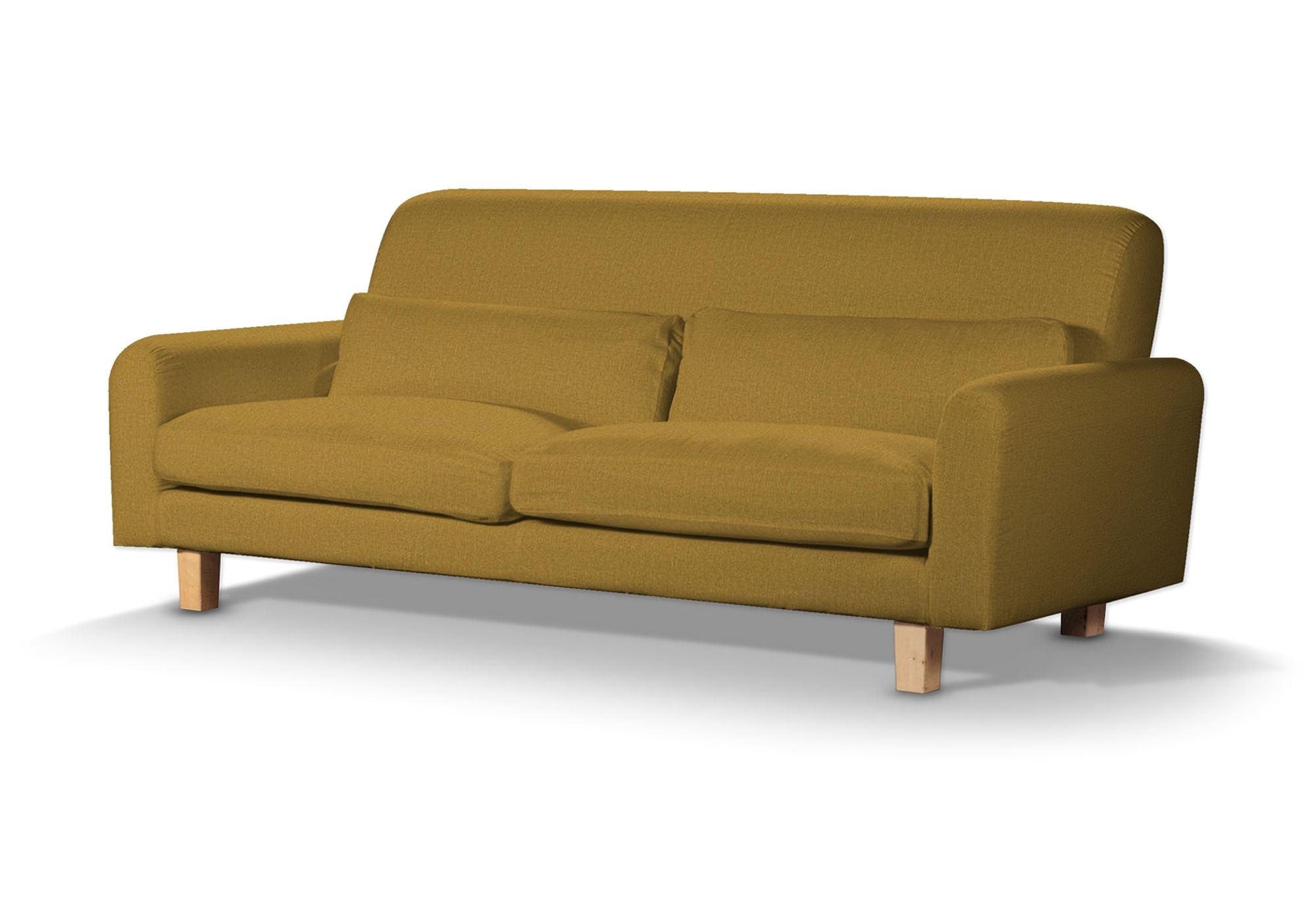 Nikkala sofa cover colour yellow fabric structured
