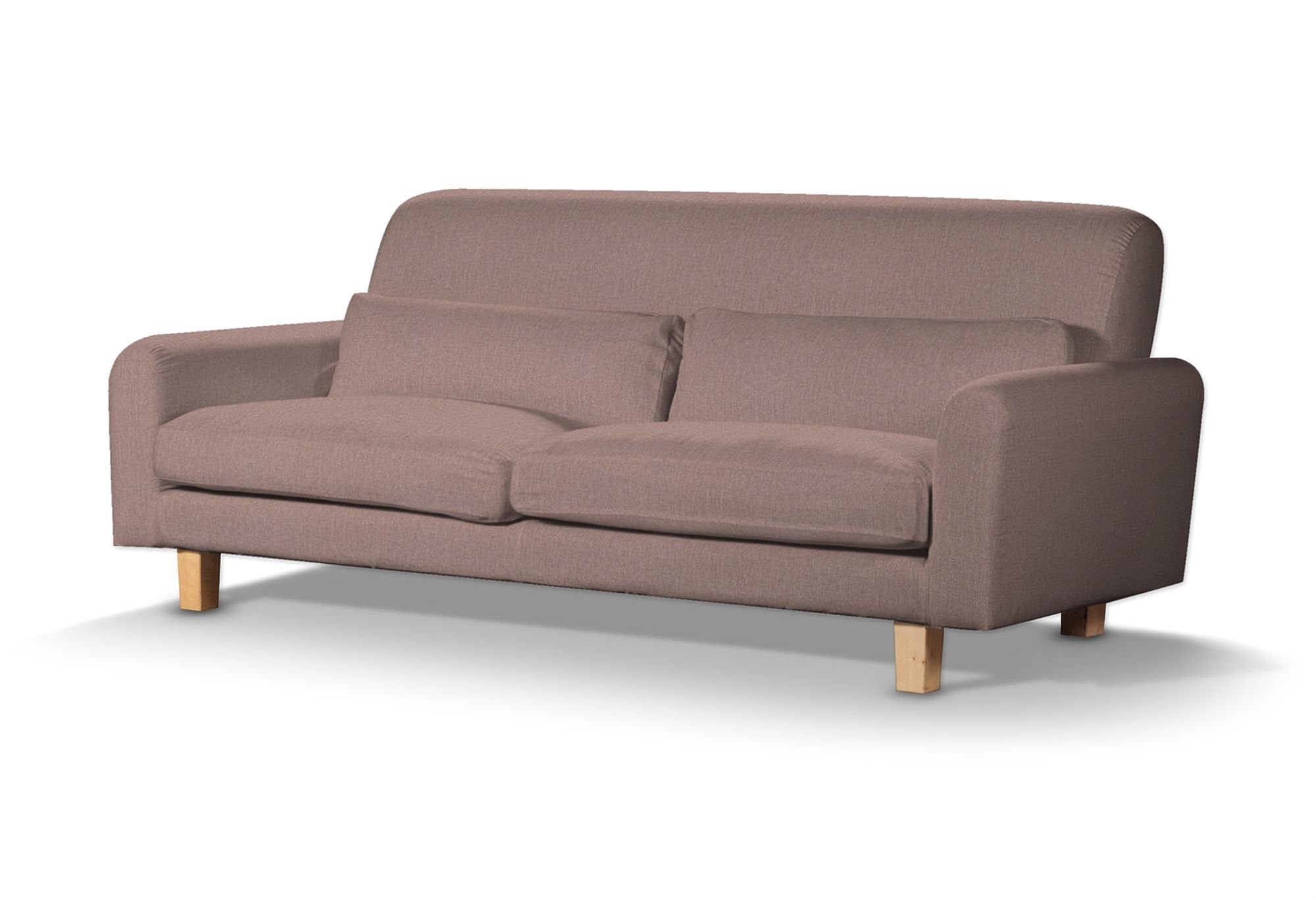Nikkala sofa cover colour pink fabric structured