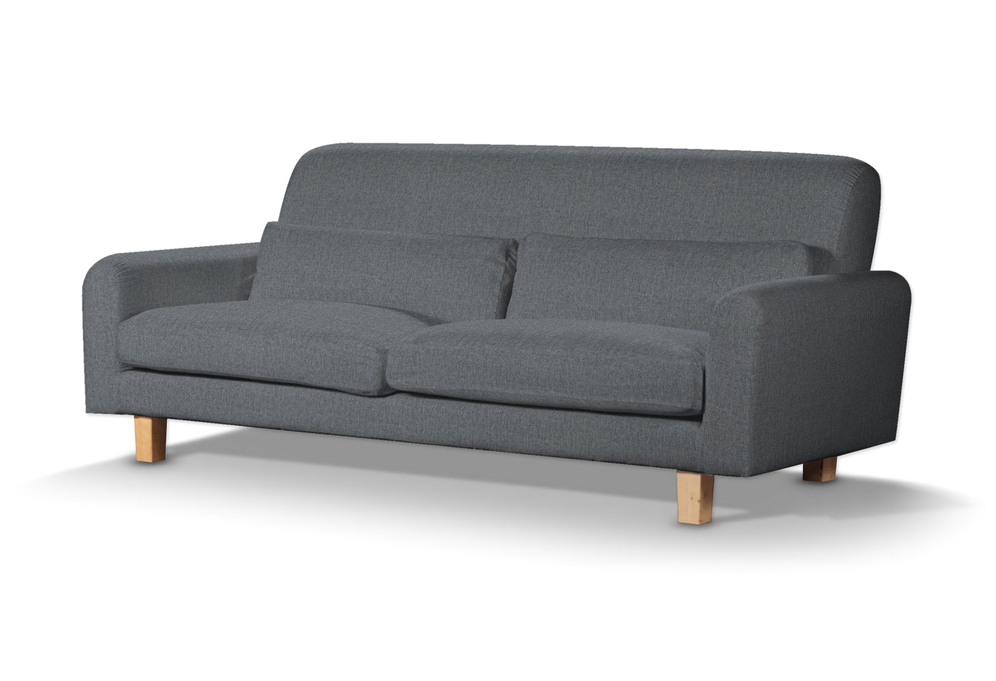 Nikkala sofa cover colour grey fabric structured