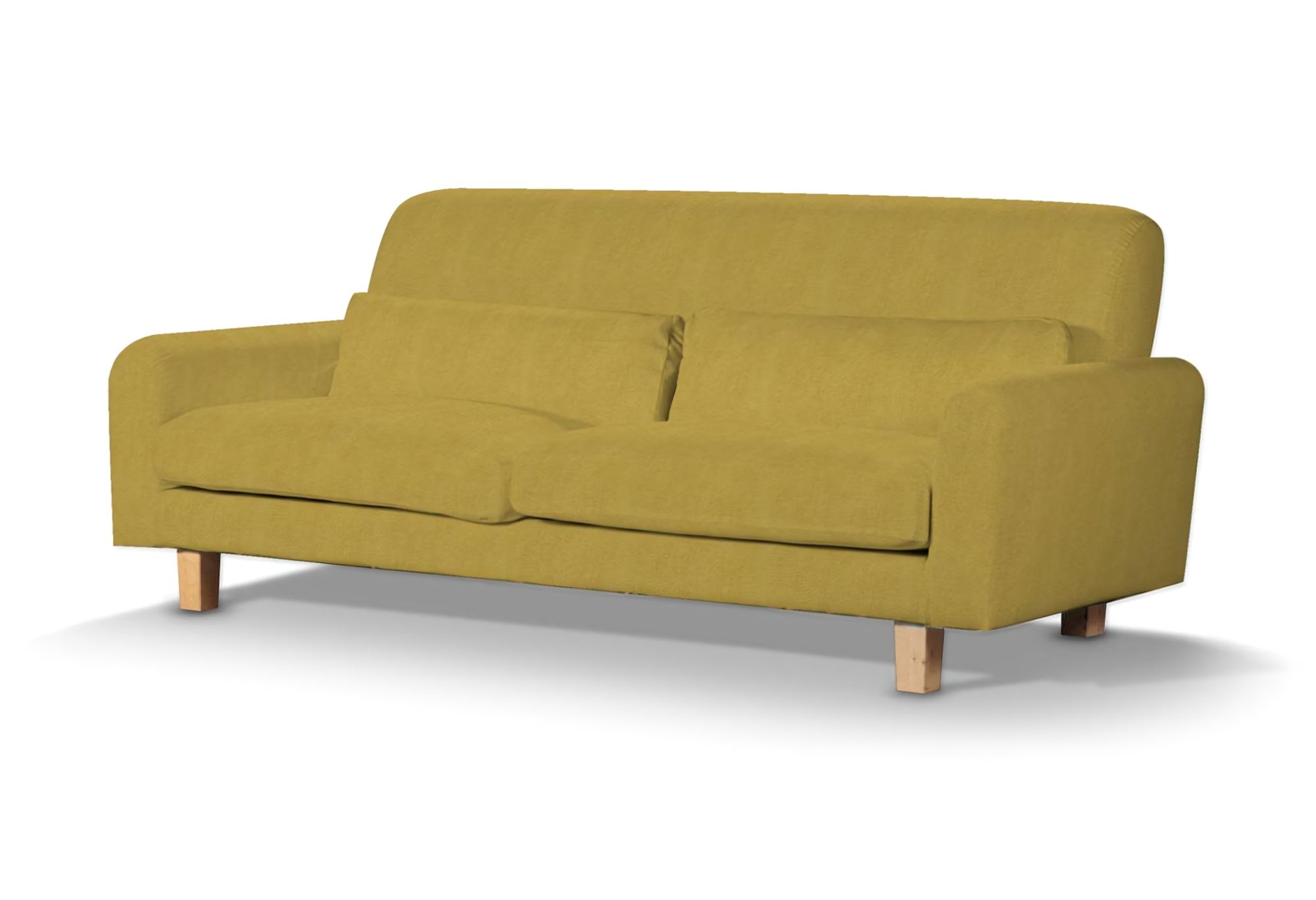 Nikkala sofa cover colour yellow fabric structured