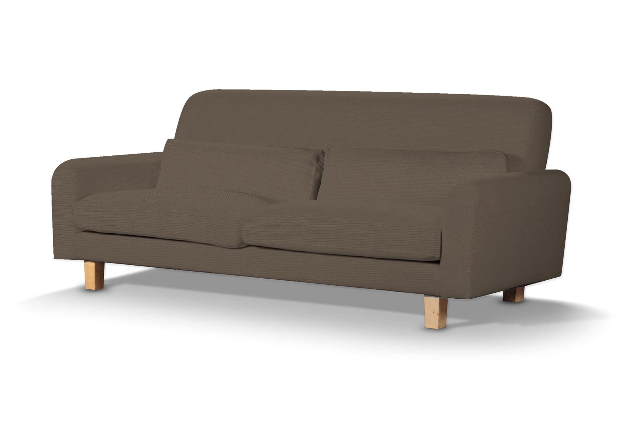 Nikkala sofa cover colour brown fabric structured