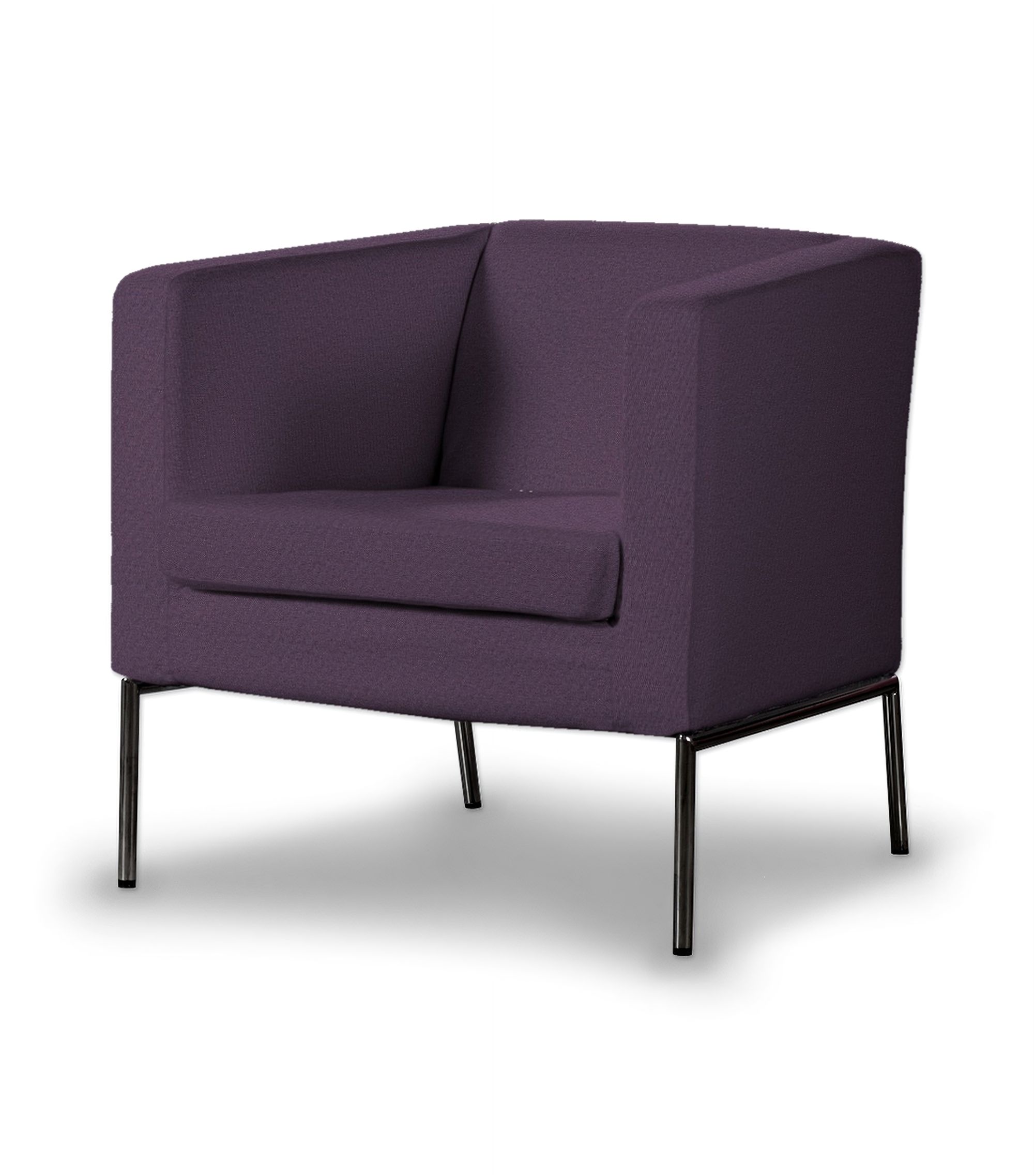 Klappsta armchair cover colour purple fabric structured