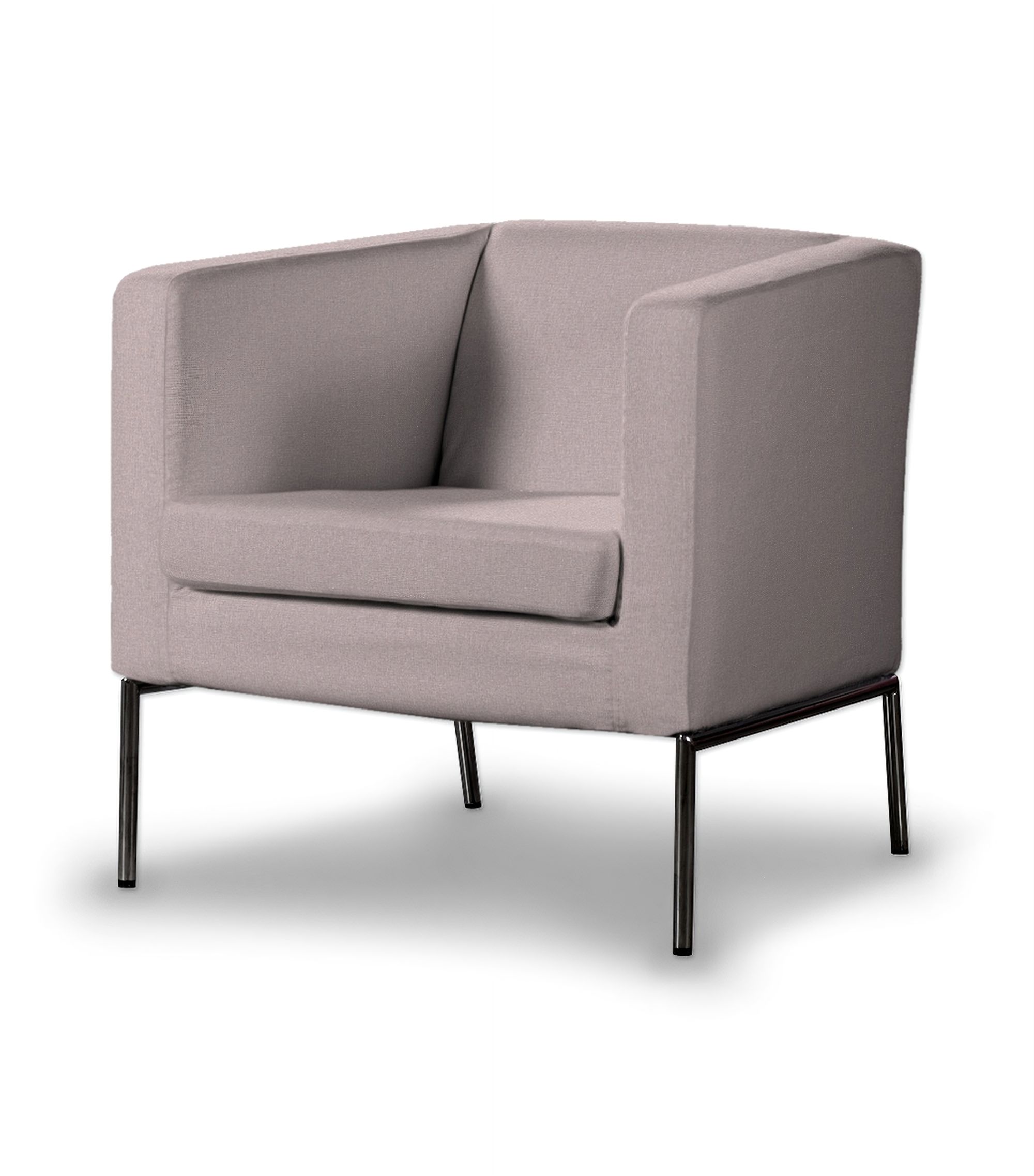 Klappsta armchair cover colour pink fabric structured