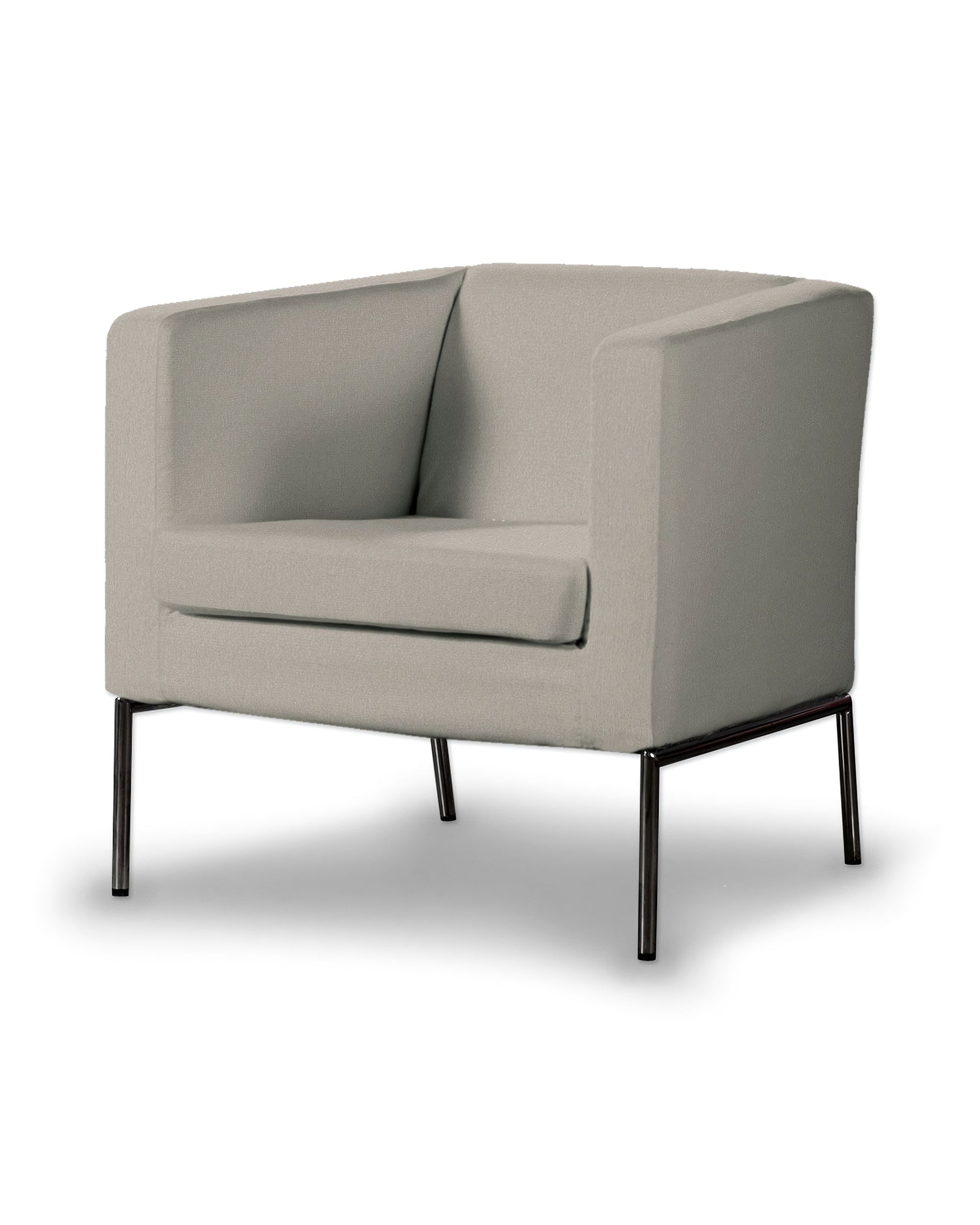 Klappsta armchair cover colour beige fabric structured