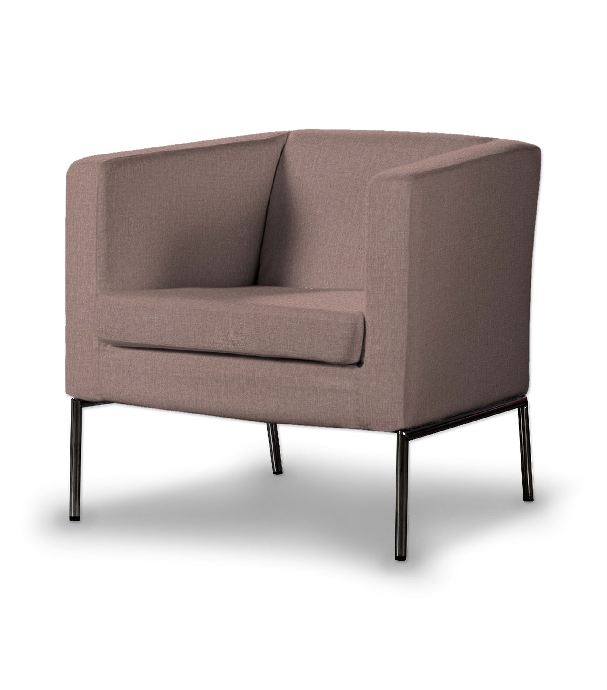 Klappsta armchair cover colour pink fabric structured