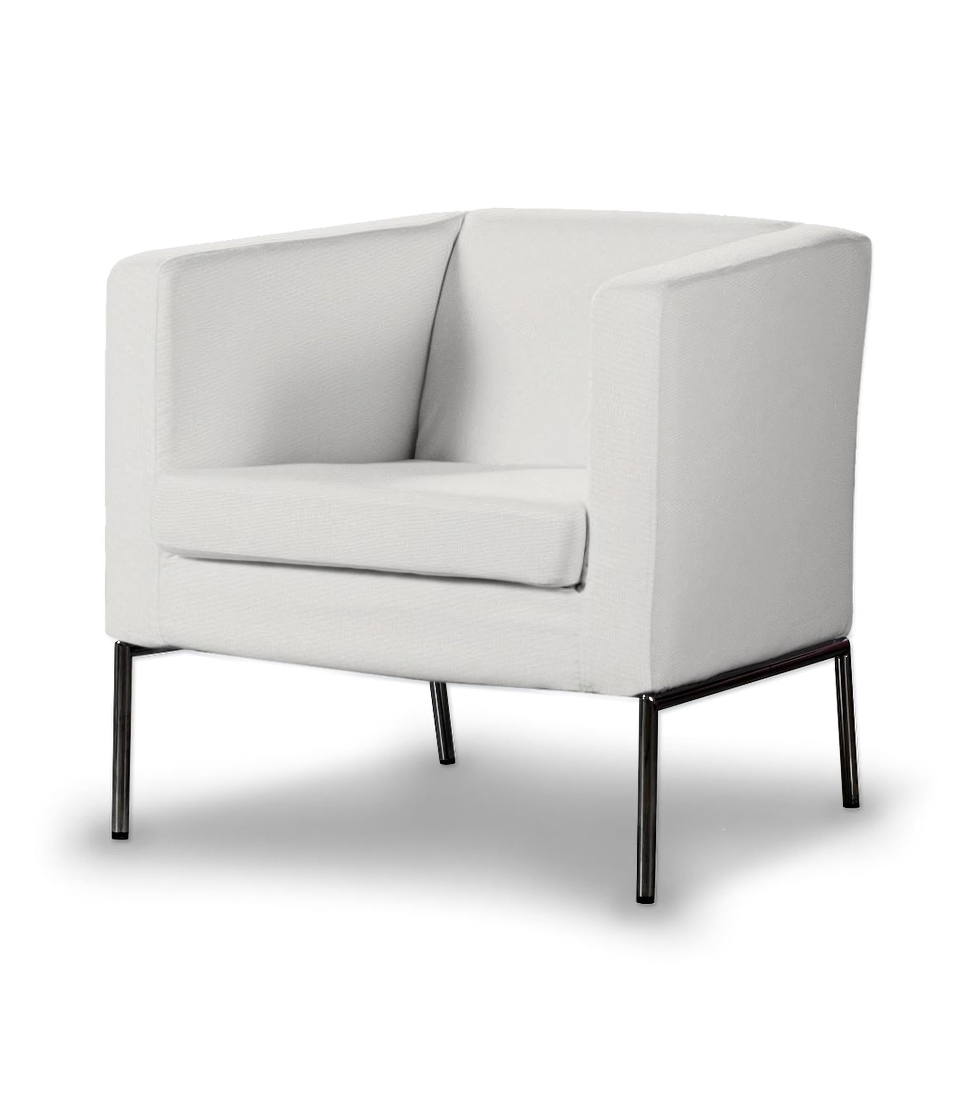 Klappsta armchair cover colour beige fabric structured