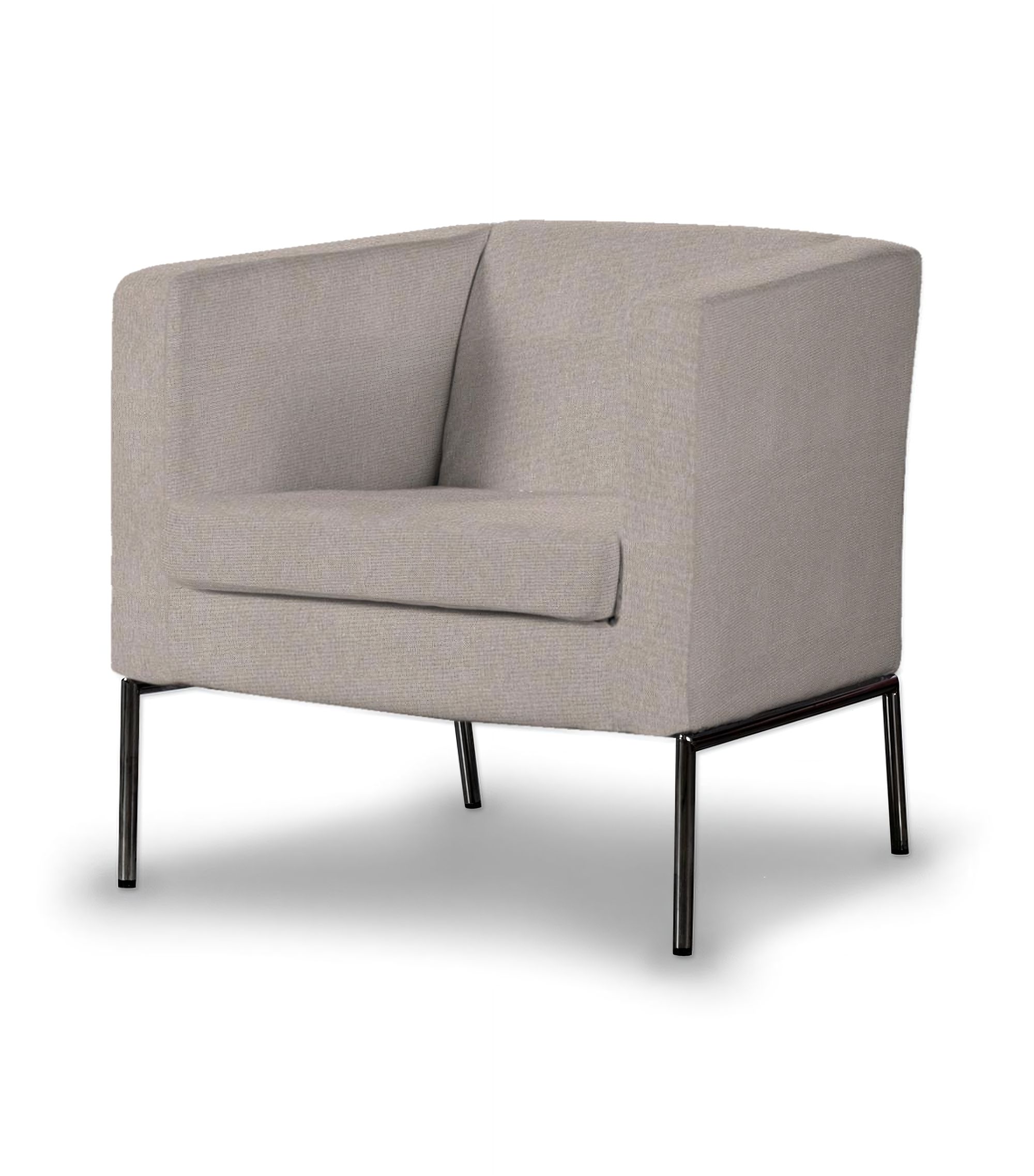Klappsta armchair cover colour beige fabric structured
