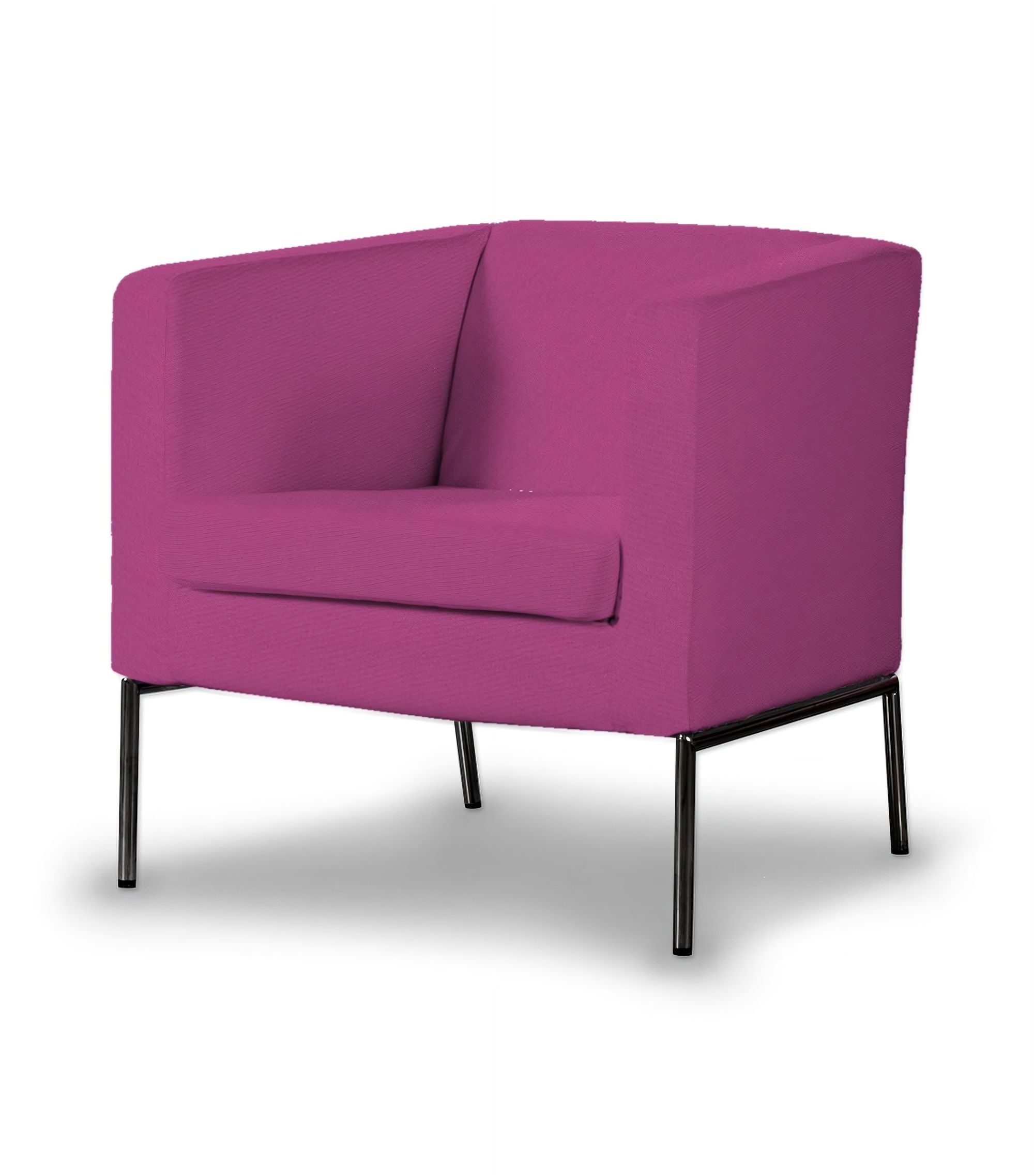 Klappsta armchair cover colour pink fabric structured
