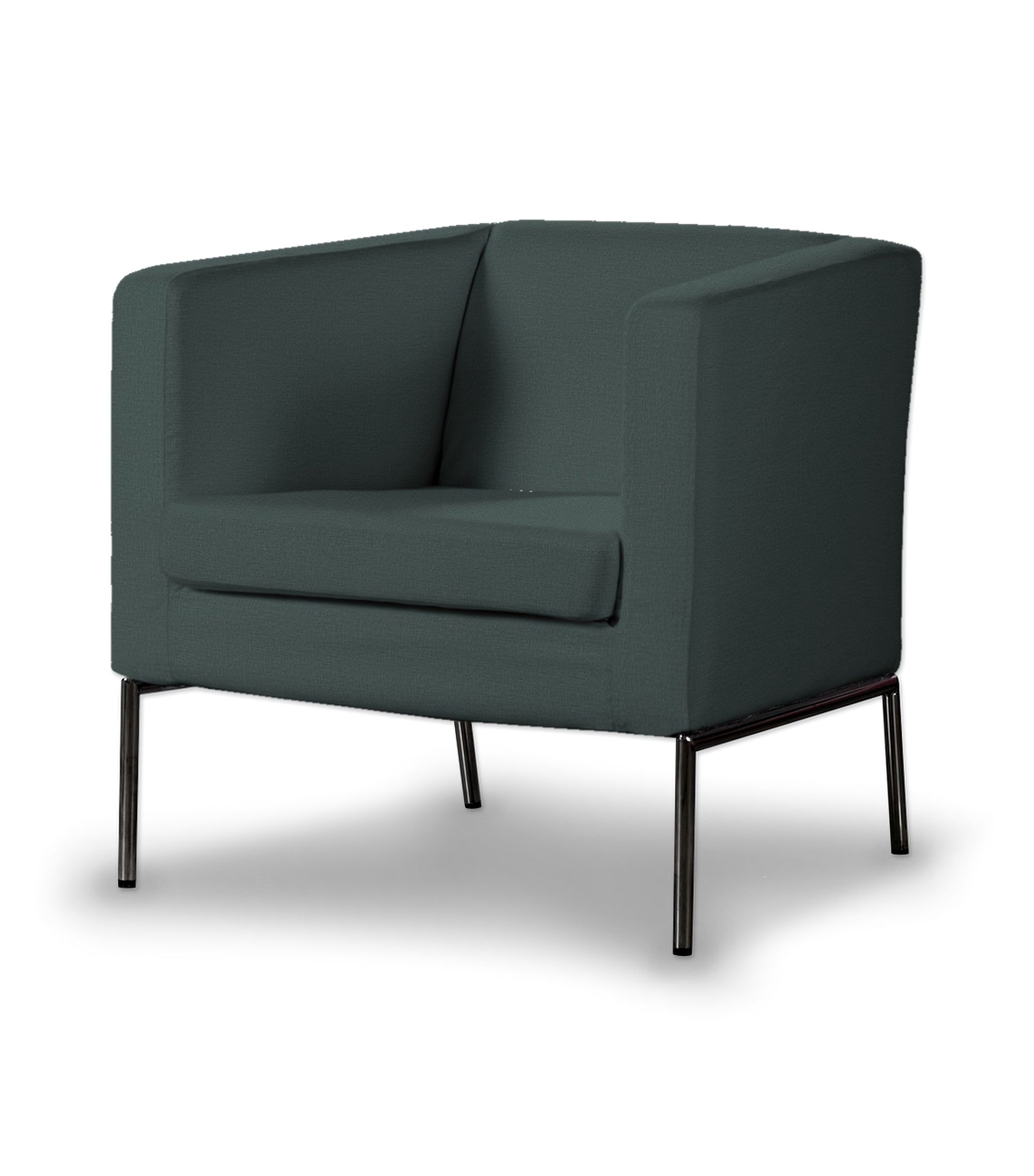 Klappsta armchair cover colour green fabric velvet