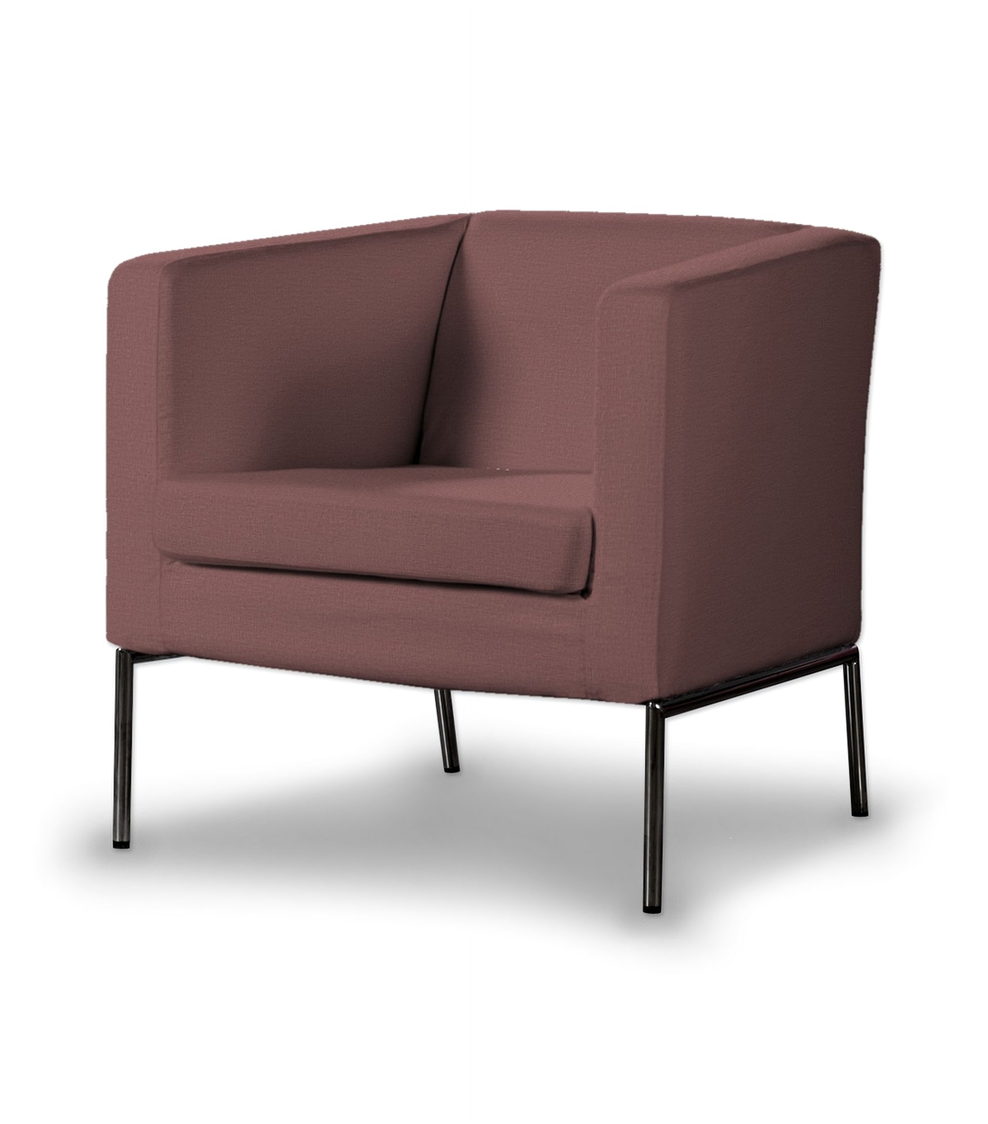 Klappsta armchair cover colour purple fabric velvet