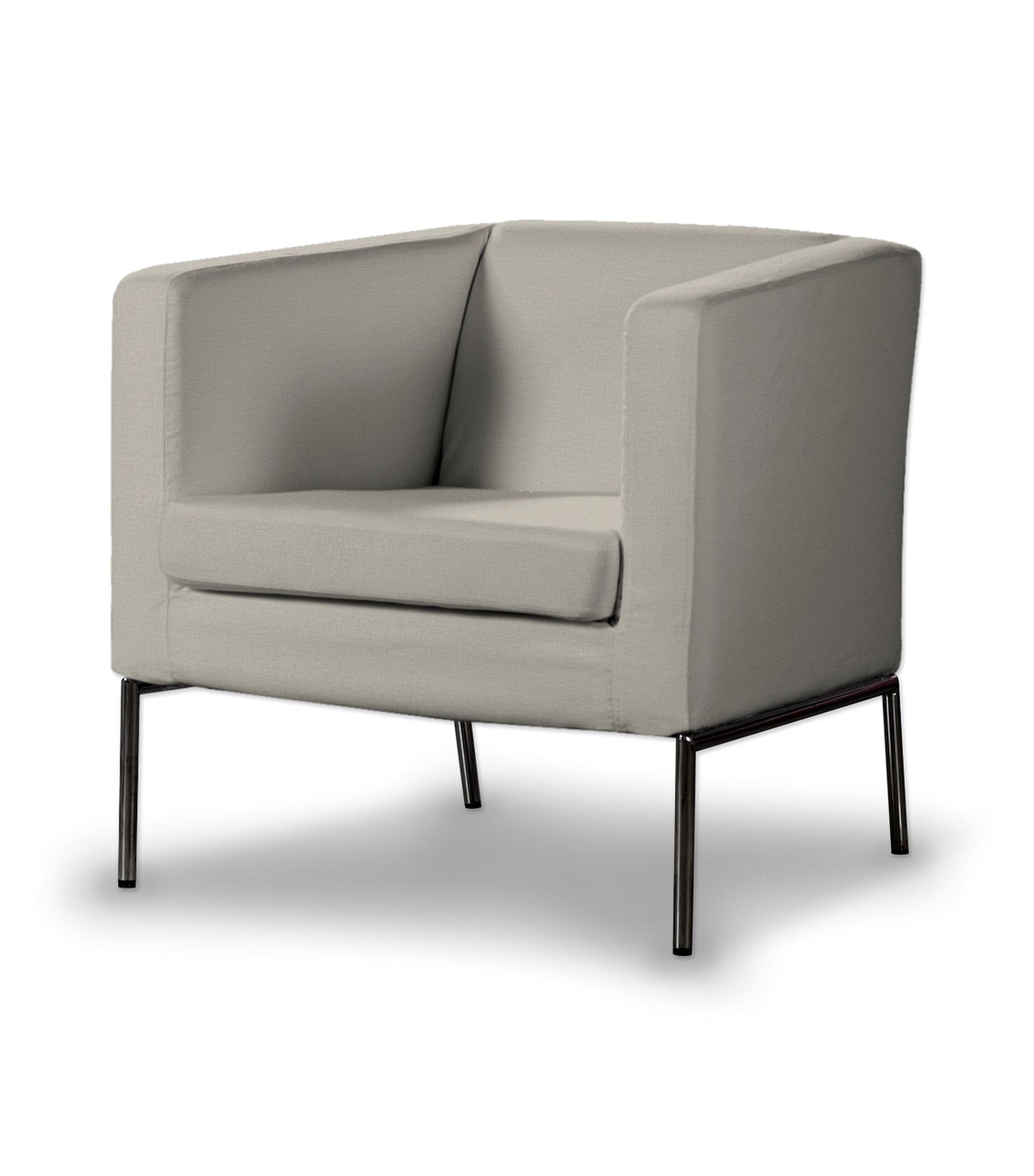 Klappsta armchair cover colour grey fabric velvet