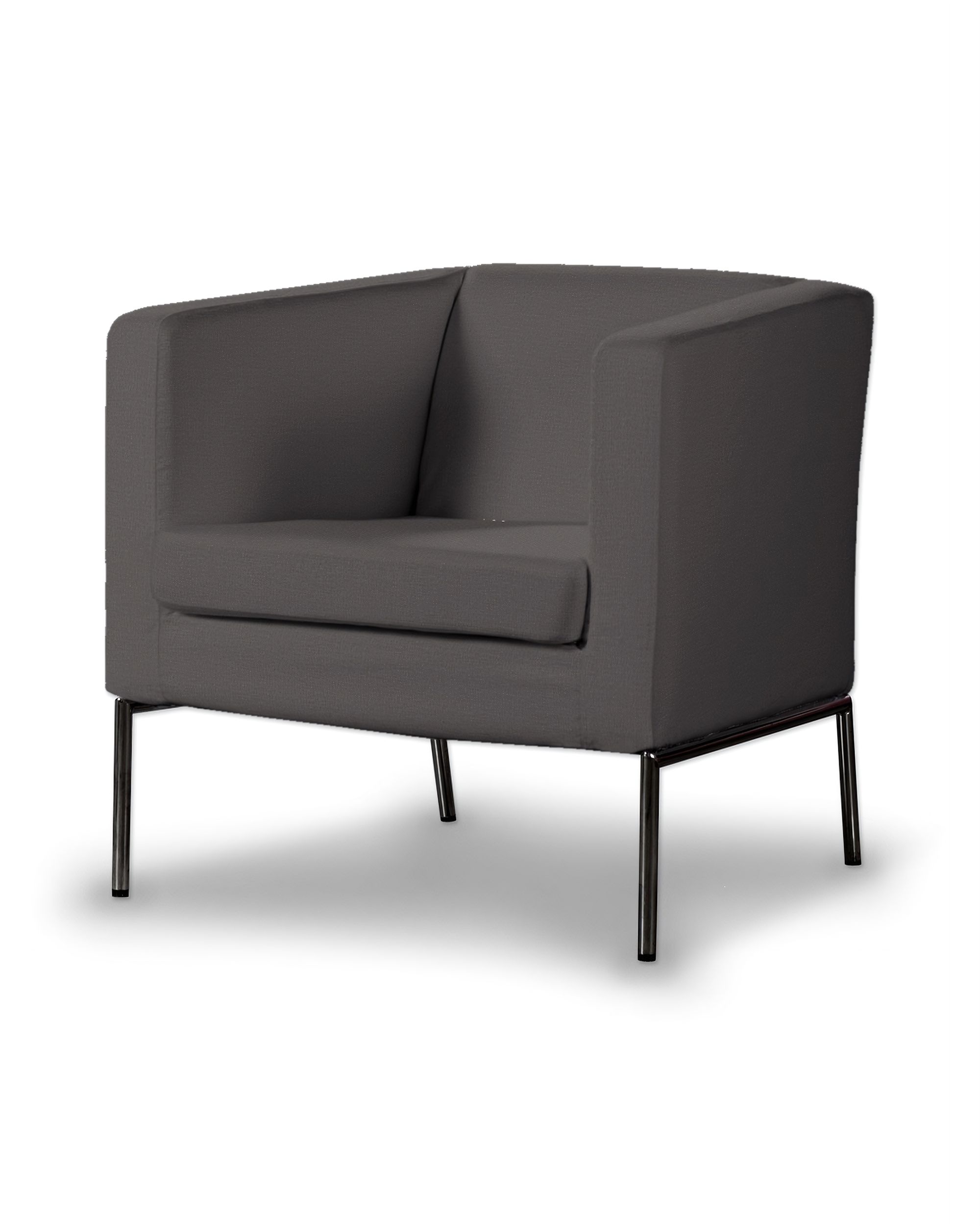 Klappsta armchair cover colour brown fabric velvet