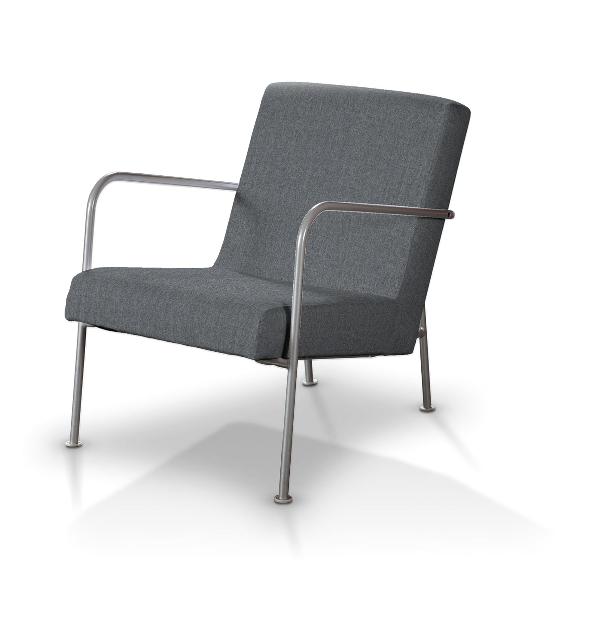 Ikea PS chair cover colour grey fabric structured