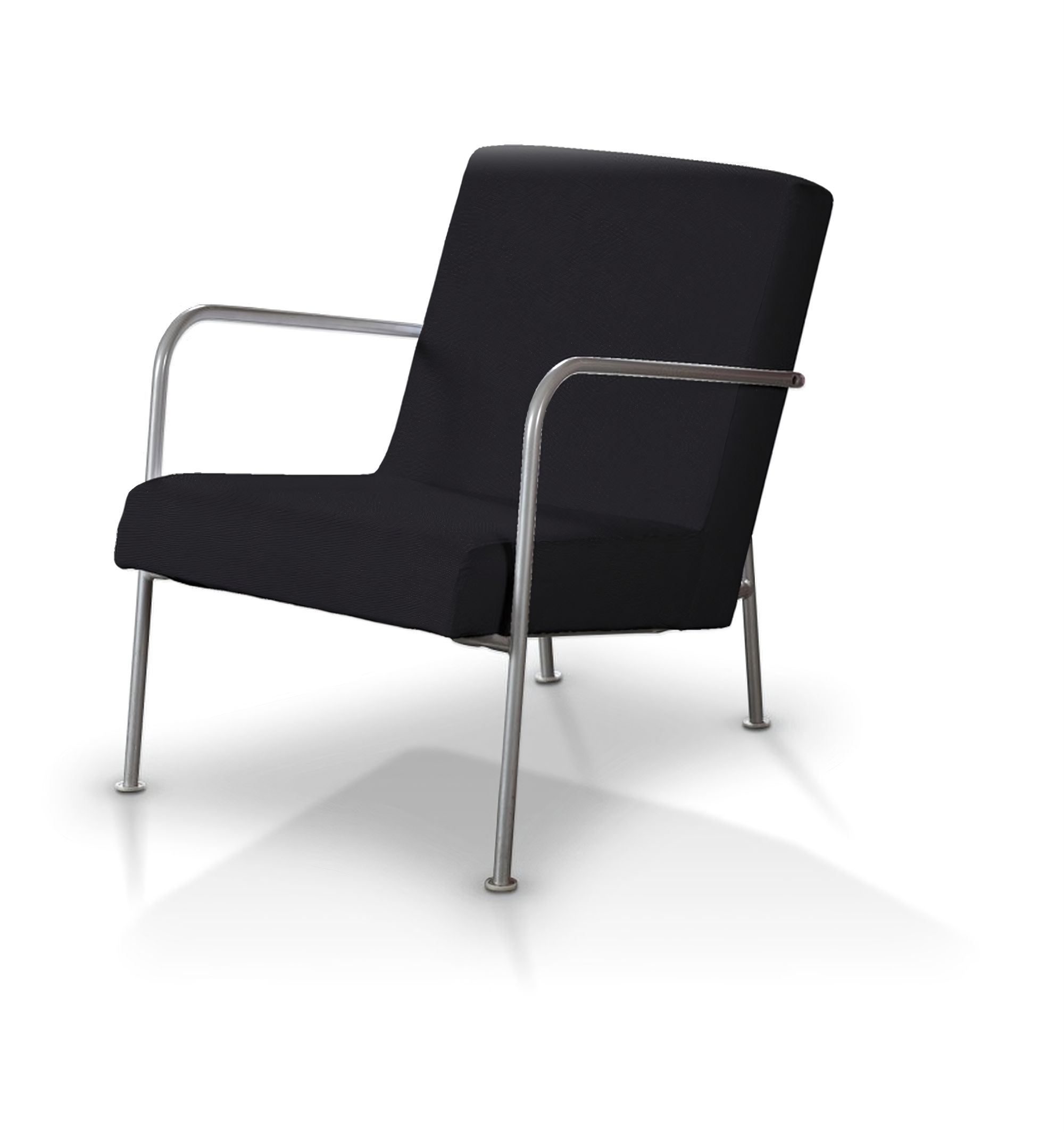 Ikea PS chair cover colour black fabric structured