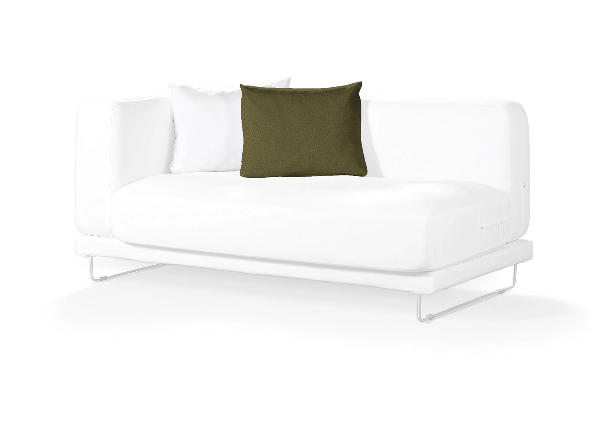 Tylösand cushion cover colour green fabric structured (hover)