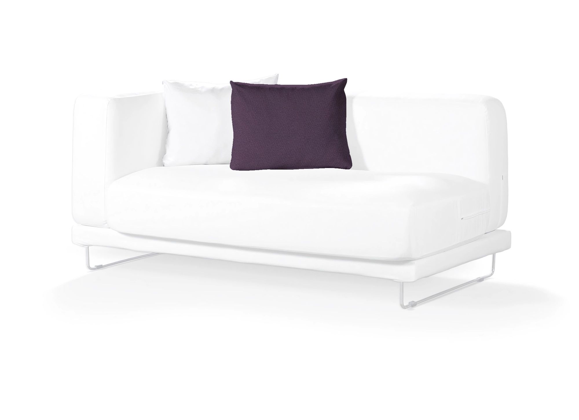 Tylösand cushion cover colour purple fabric structured (hover)