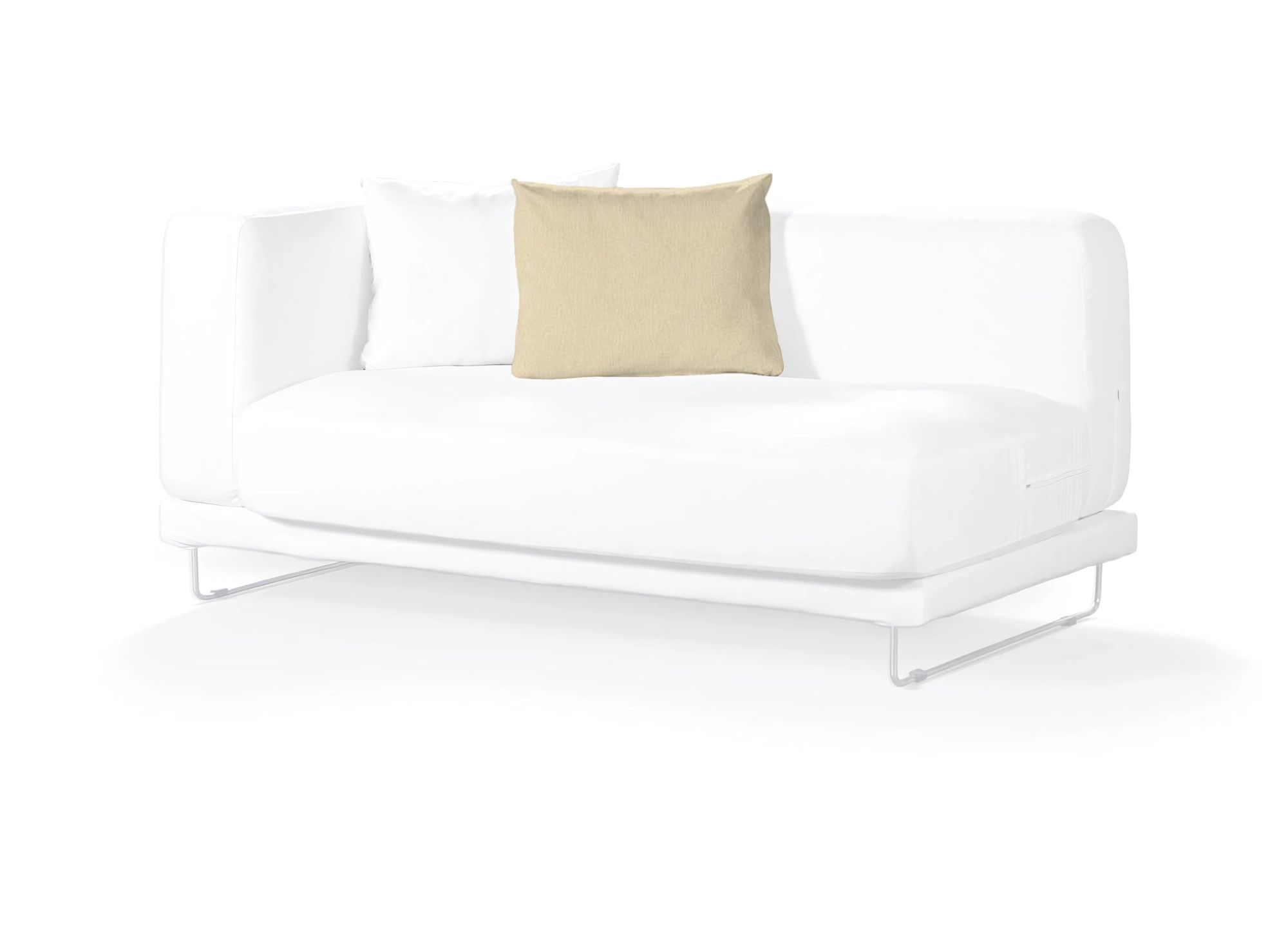 Tylösand cushion cover colour cream fabric gloss, structured (hover)