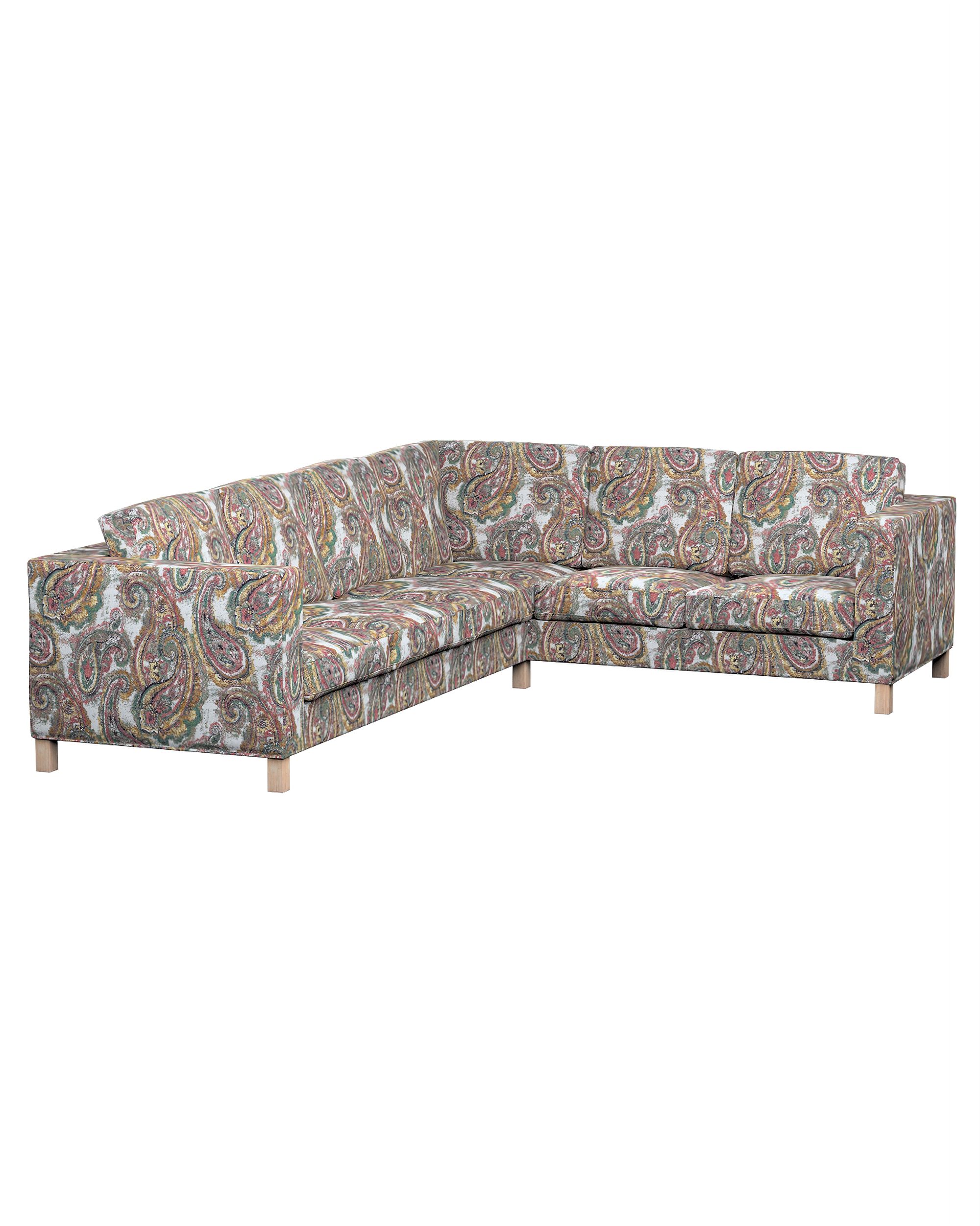Karlanda corner sofa left cover 3+2 (or right 2+3) colour multicolour fabric structured, patterned