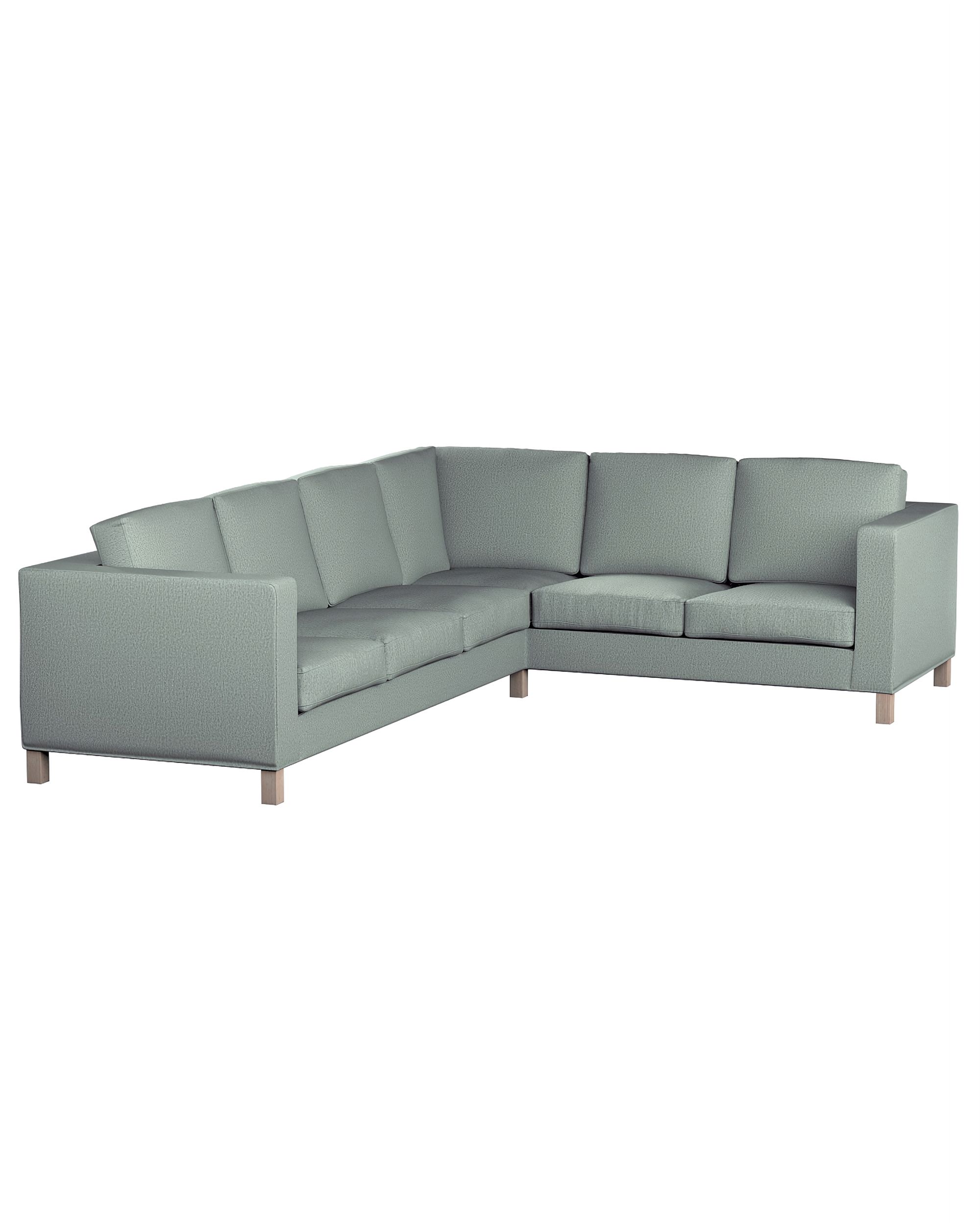 Karlanda corner sofa left cover 3+2 (or right 2+3) colour green fabric structured