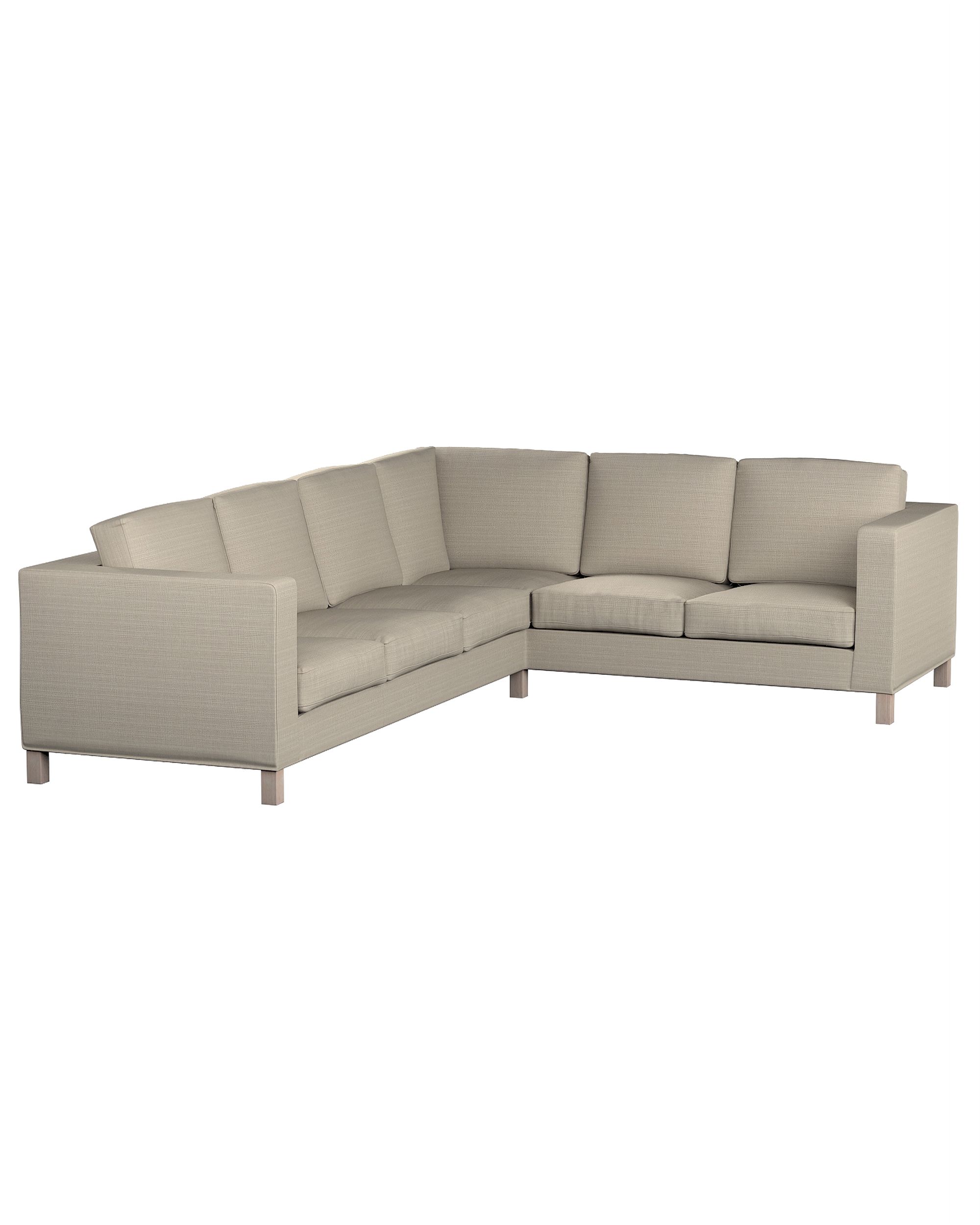 Karlanda corner sofa left cover 3+2 (or right 2+3) colour beige fabric structured