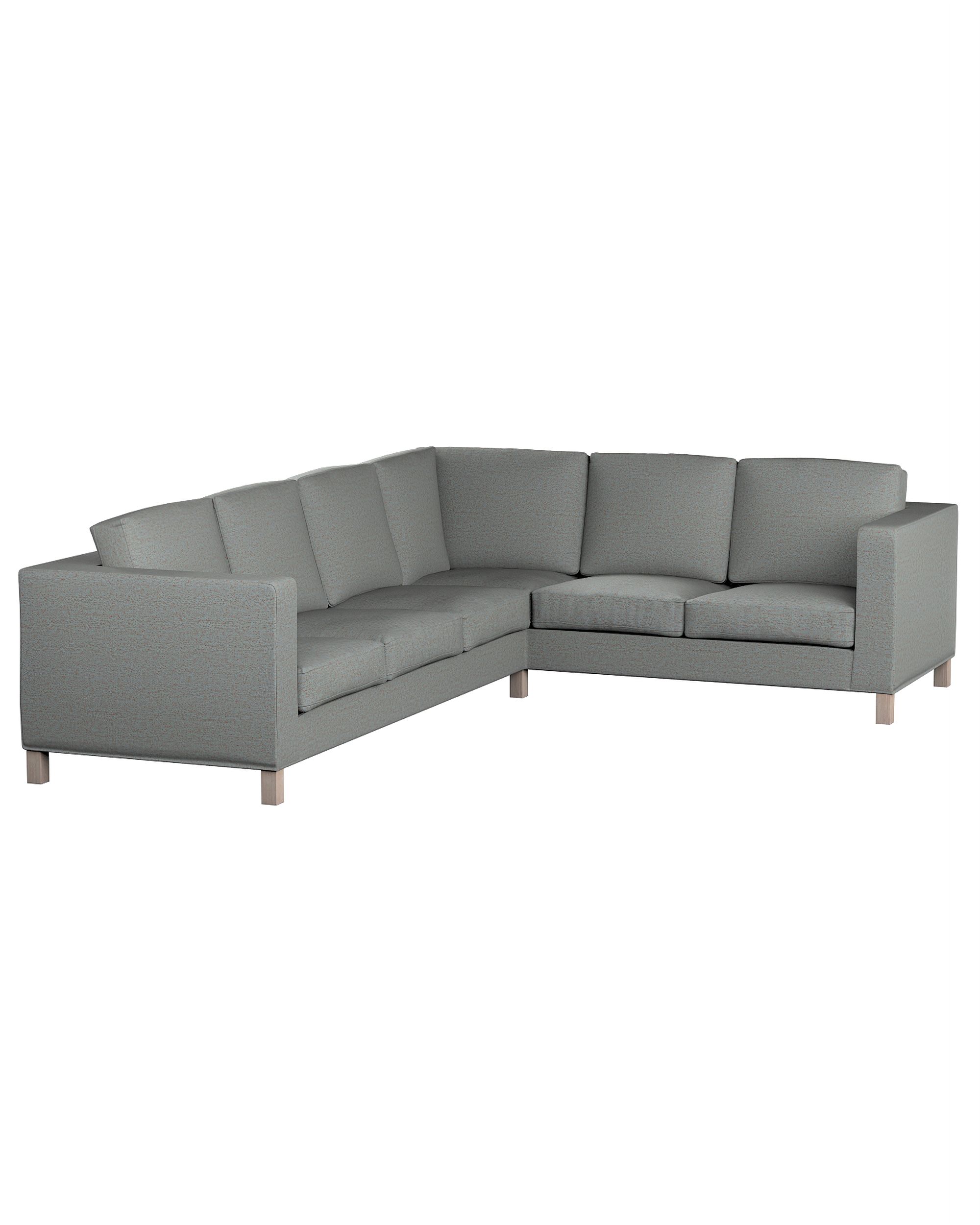 Karlanda corner sofa left cover 3+2 (or right 2+3) colour blue fabric structured