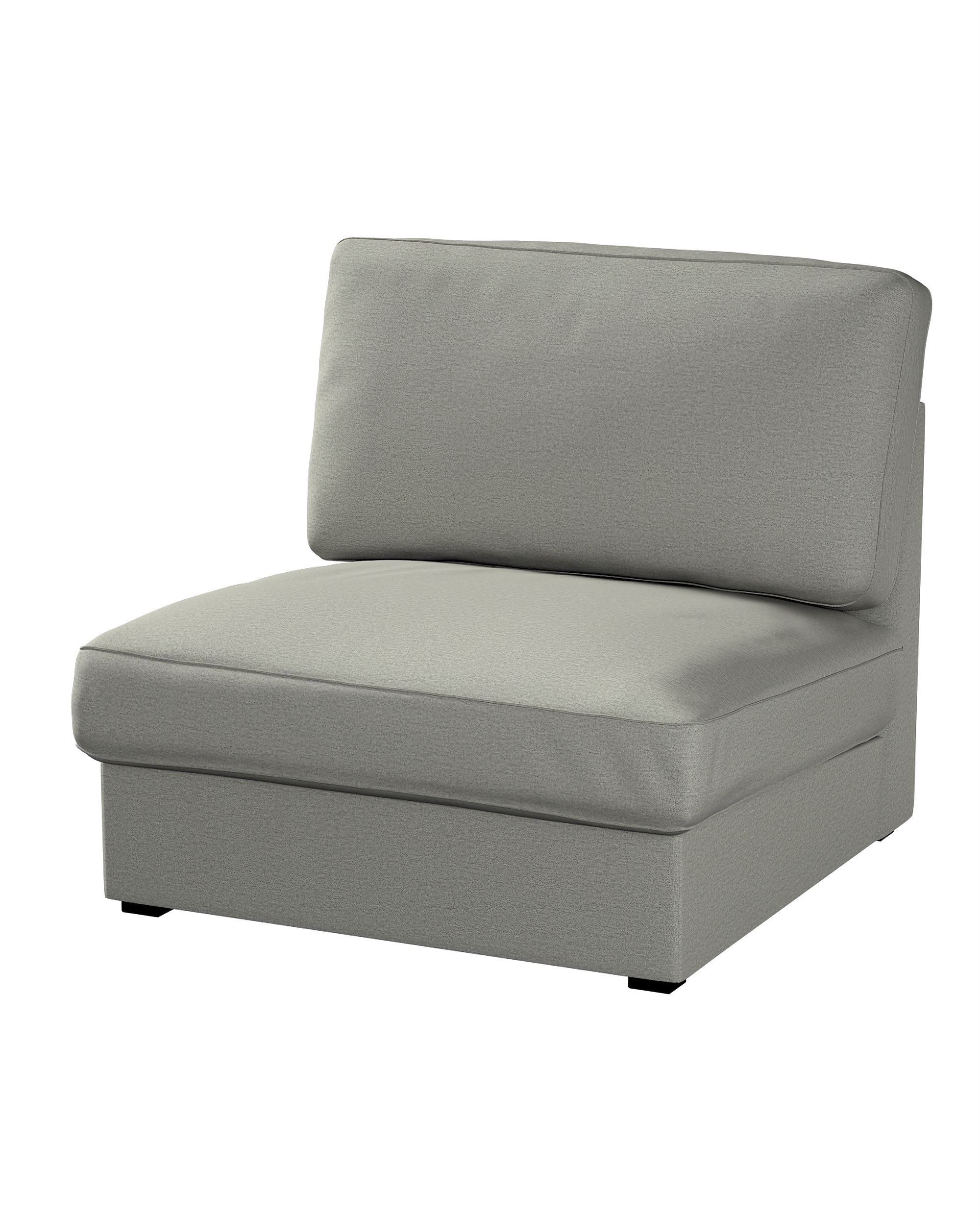 Kivik armchair cover non-folding colour grey fabric structured