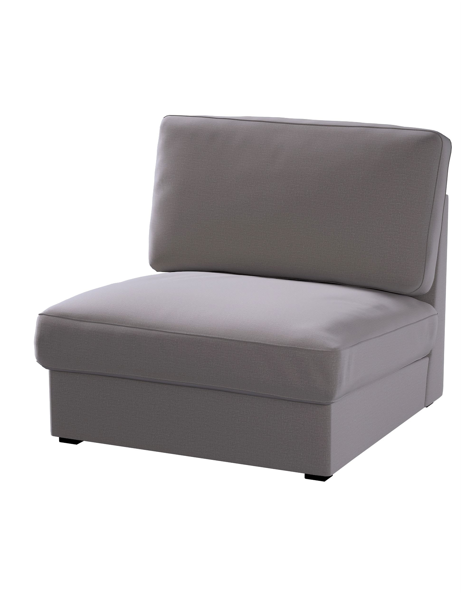 Kivik armchair cover non-folding colour brown fabric velvet