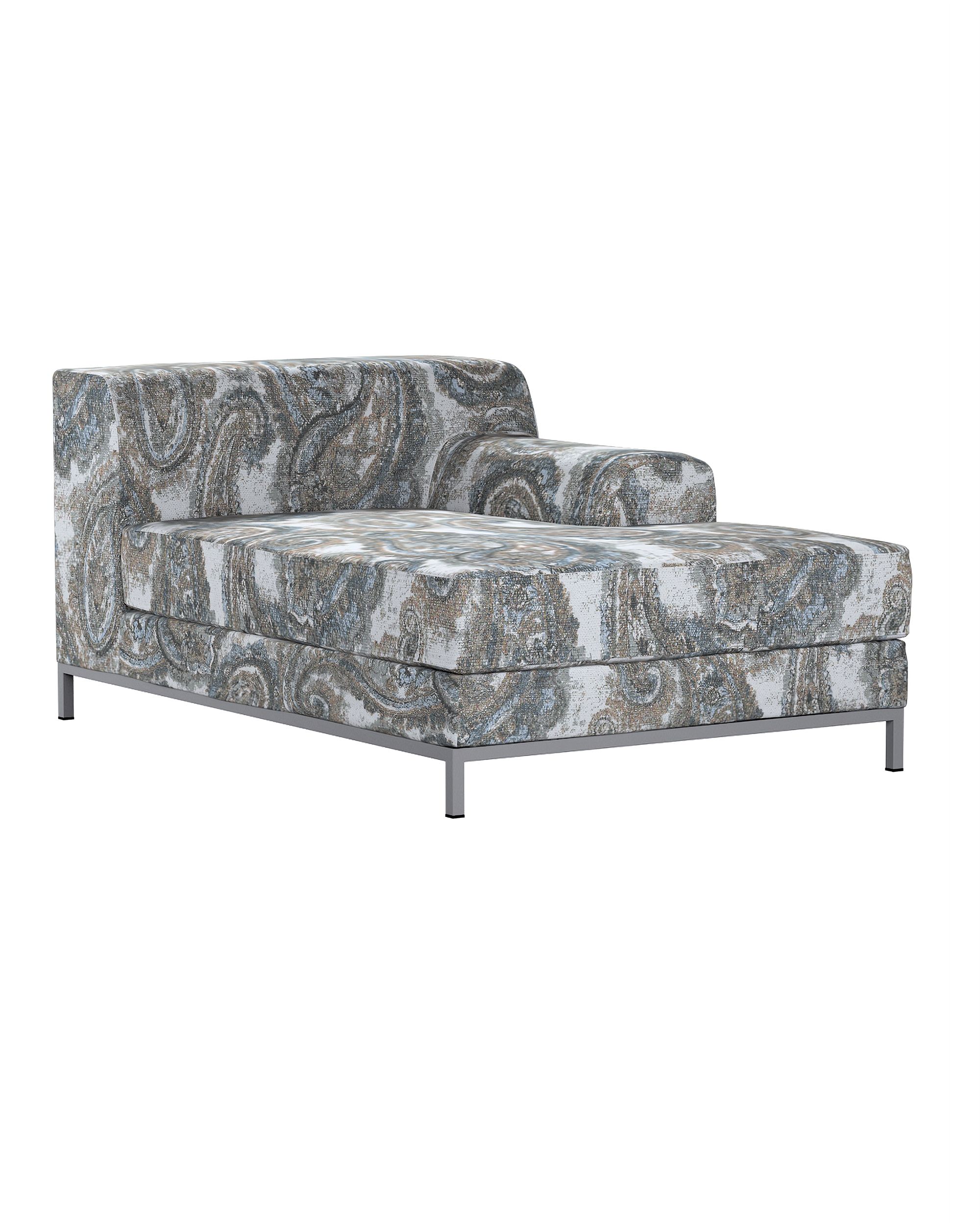 Kramfors chaise longue right cover colour multicolour fabric structured, patterned