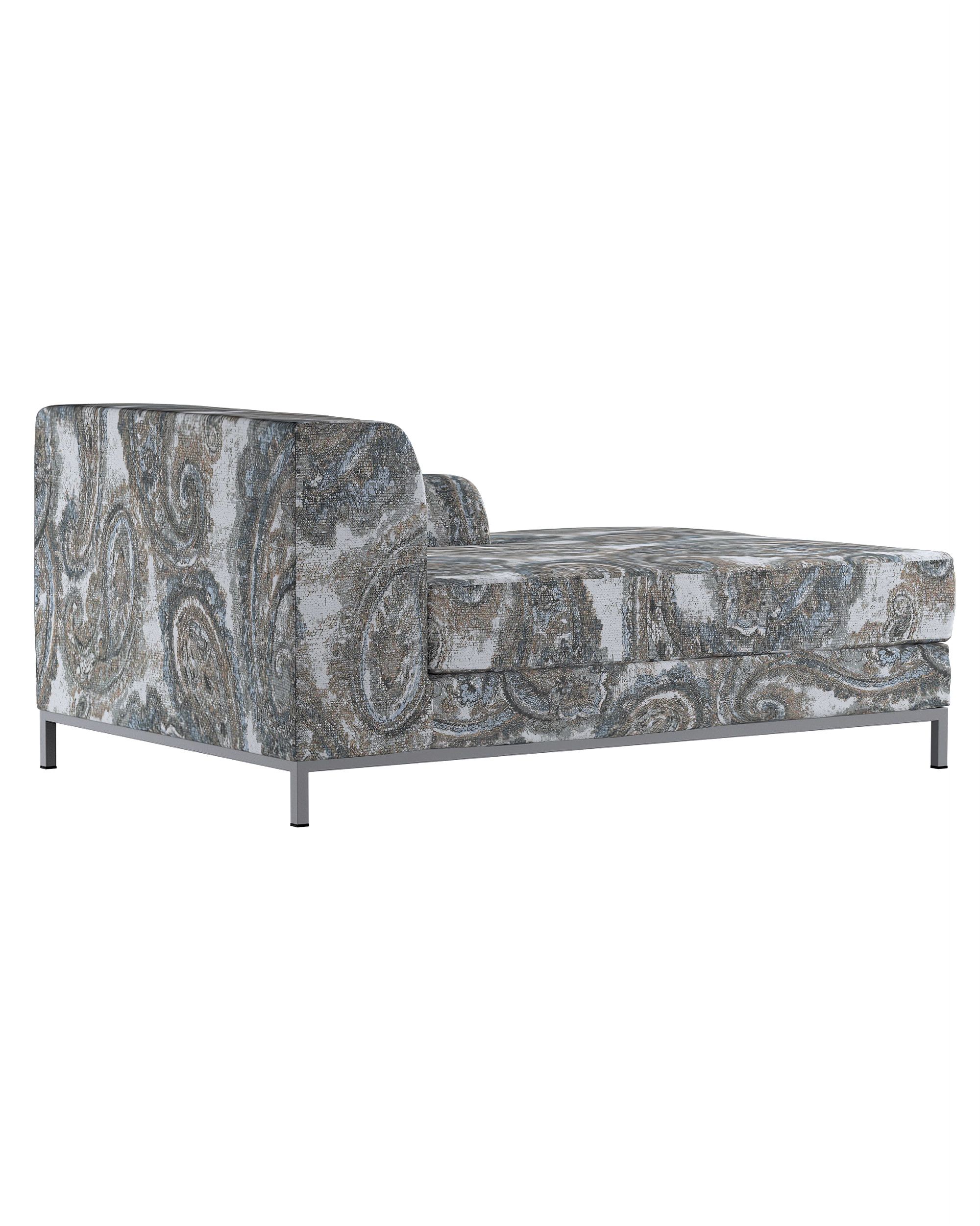 Kramfors chaise longue right cover colour multicolour fabric structured, patterned (hover)