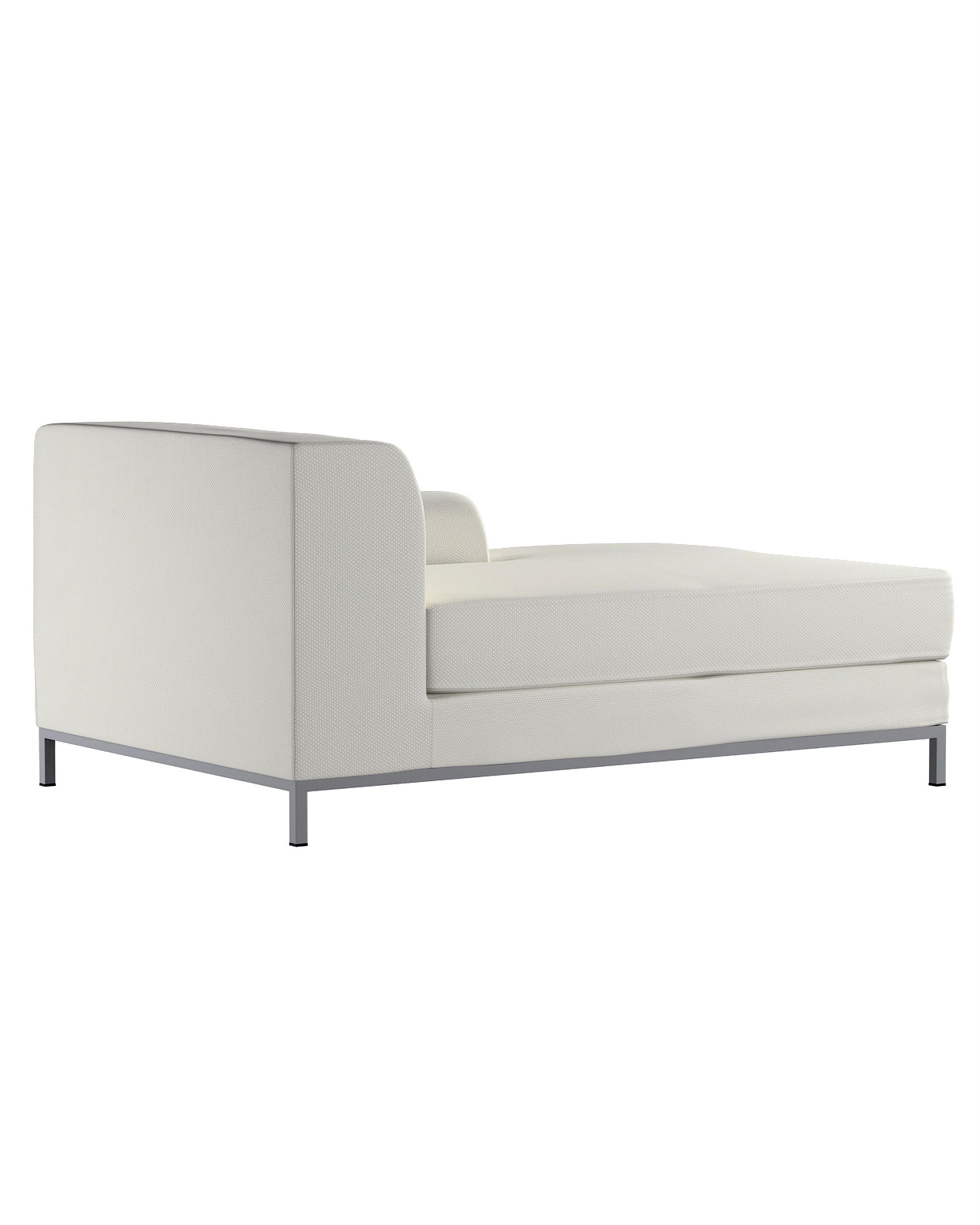 Kramfors chaise longue right cover colour grey fabric structured (hover)