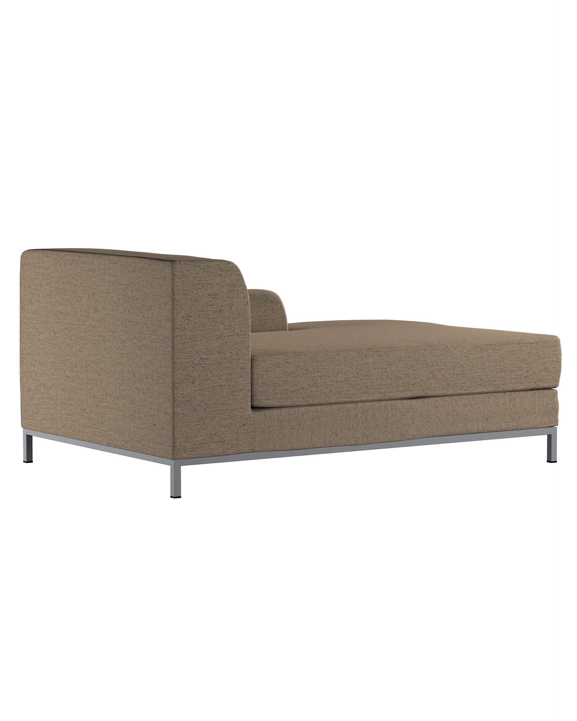 Kramfors chaise longue right cover colour beige fabric structured (hover)