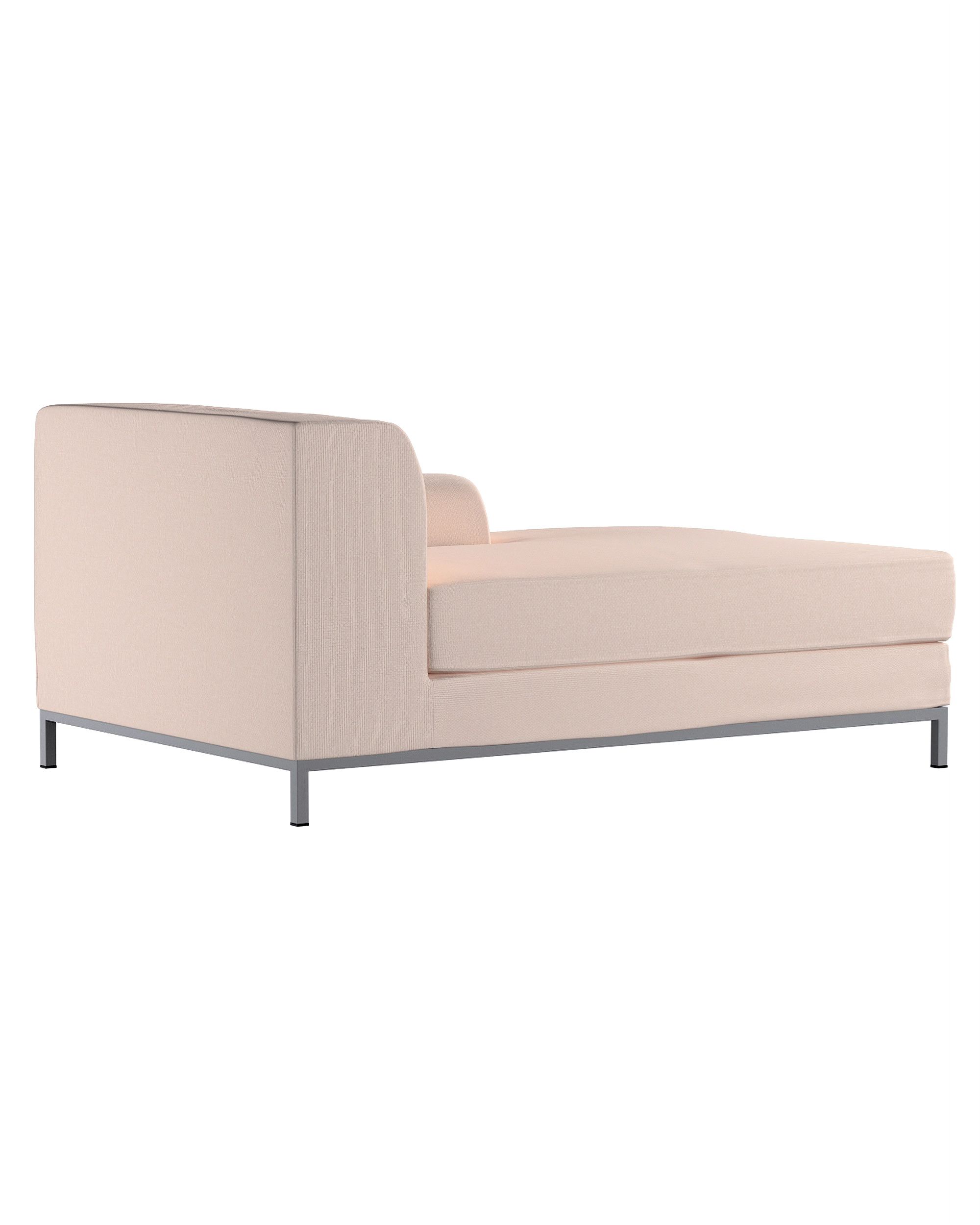 Kramfors chaise longue right cover colour pink fabric structured (hover)