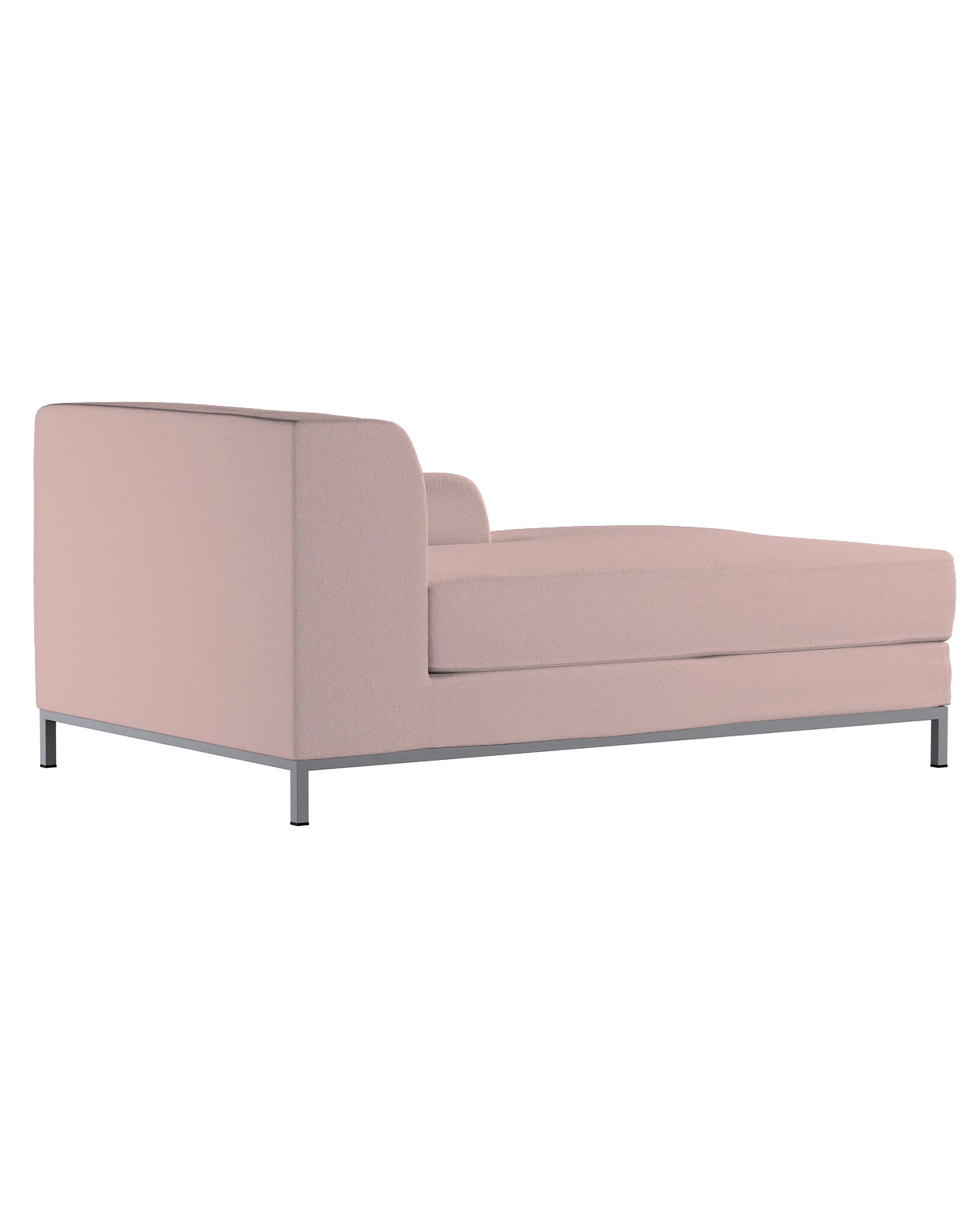 Kramfors chaise longue right cover colour pink fabric structured (hover)