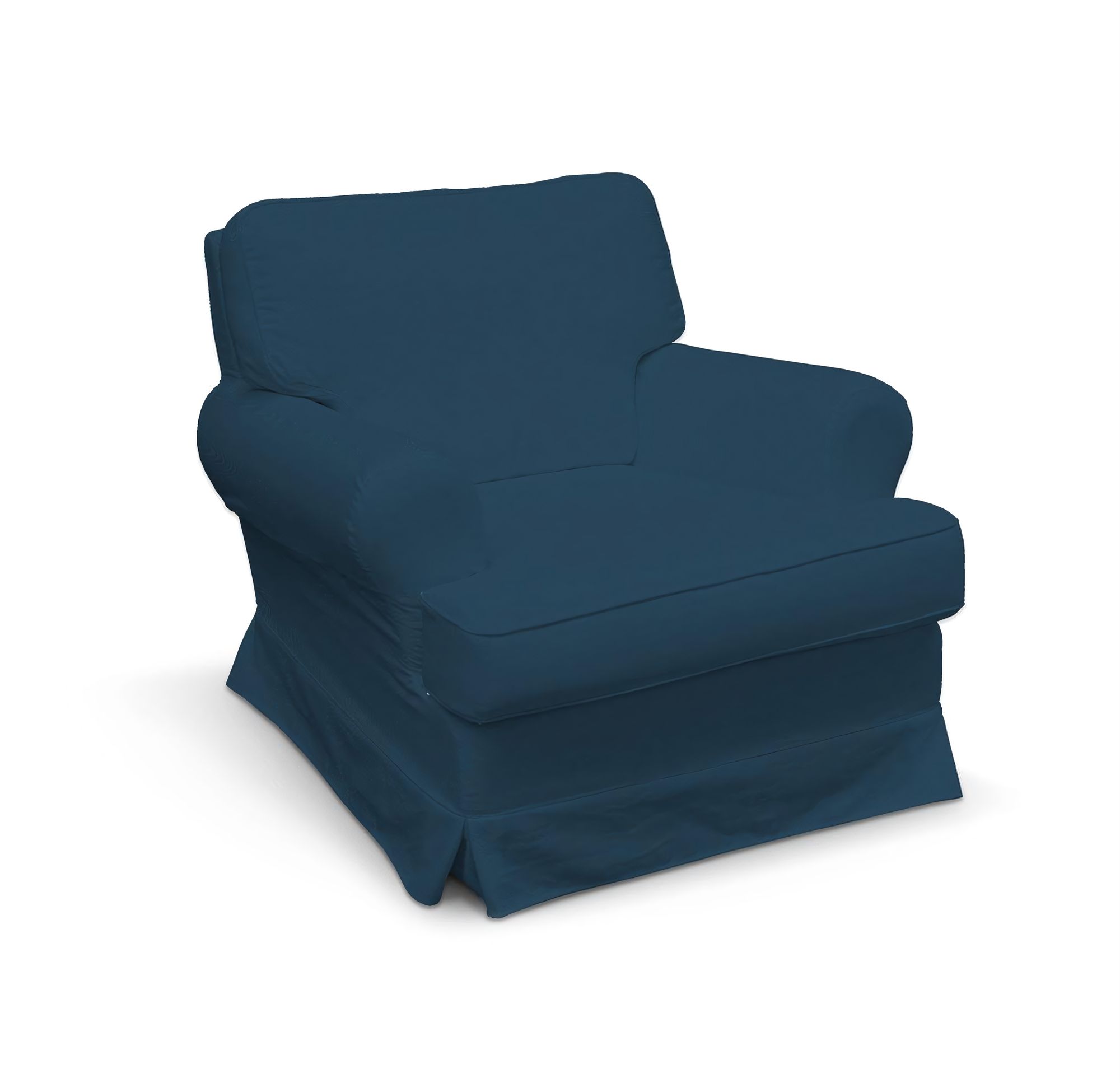 Barkaby armchair cover colour navy blue