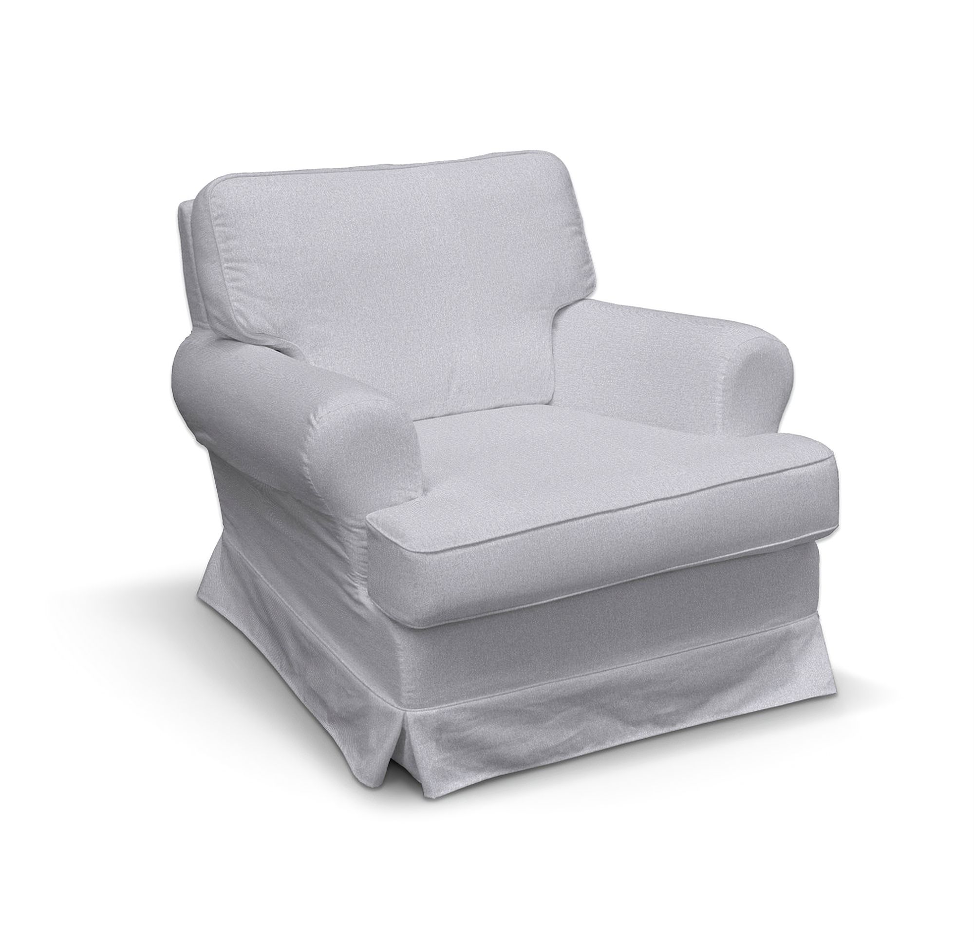 Barkaby armchair cover colour grey fabric structured