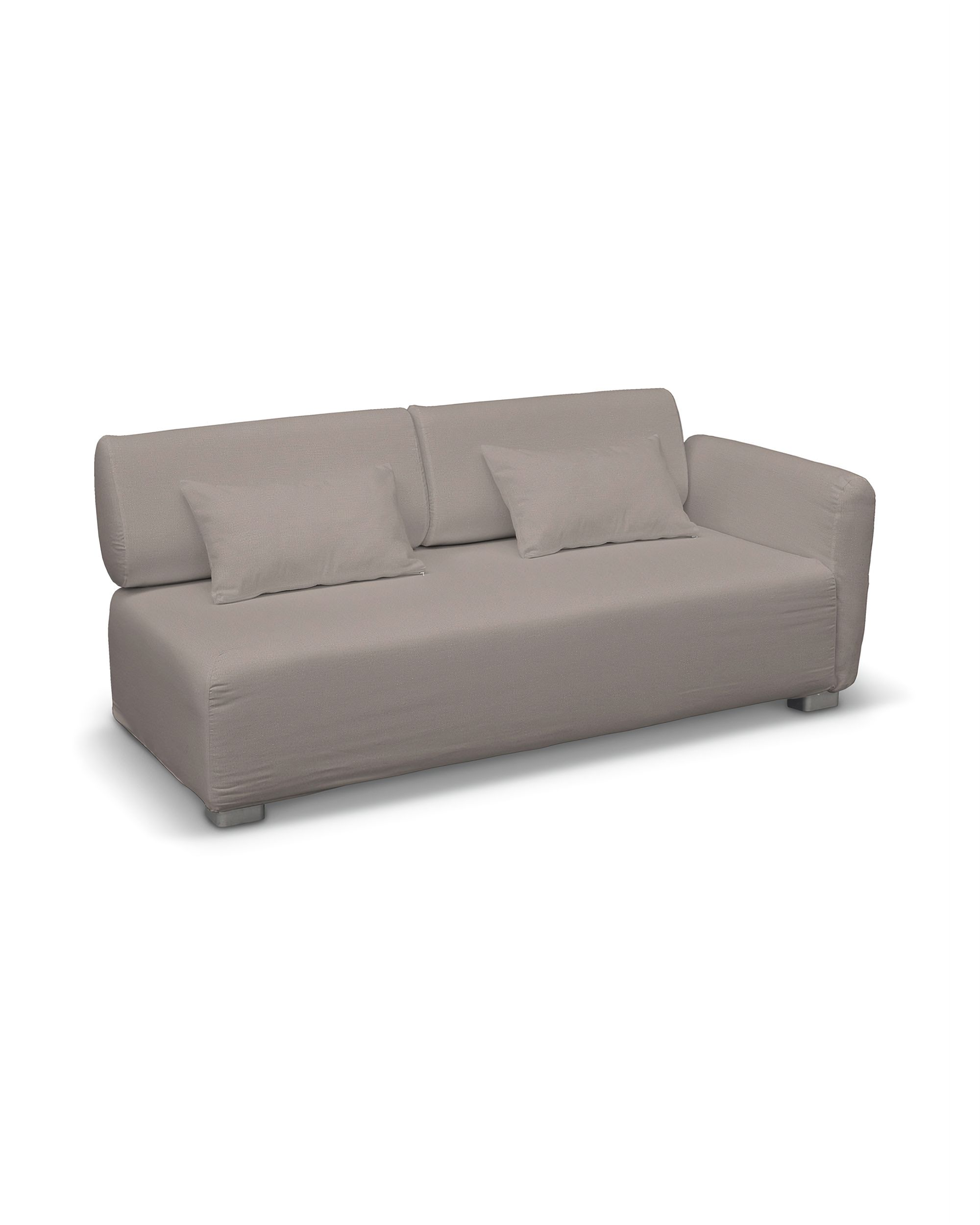 Mysinge 2-seater sofa with armrest cover colour beige fabric velvet