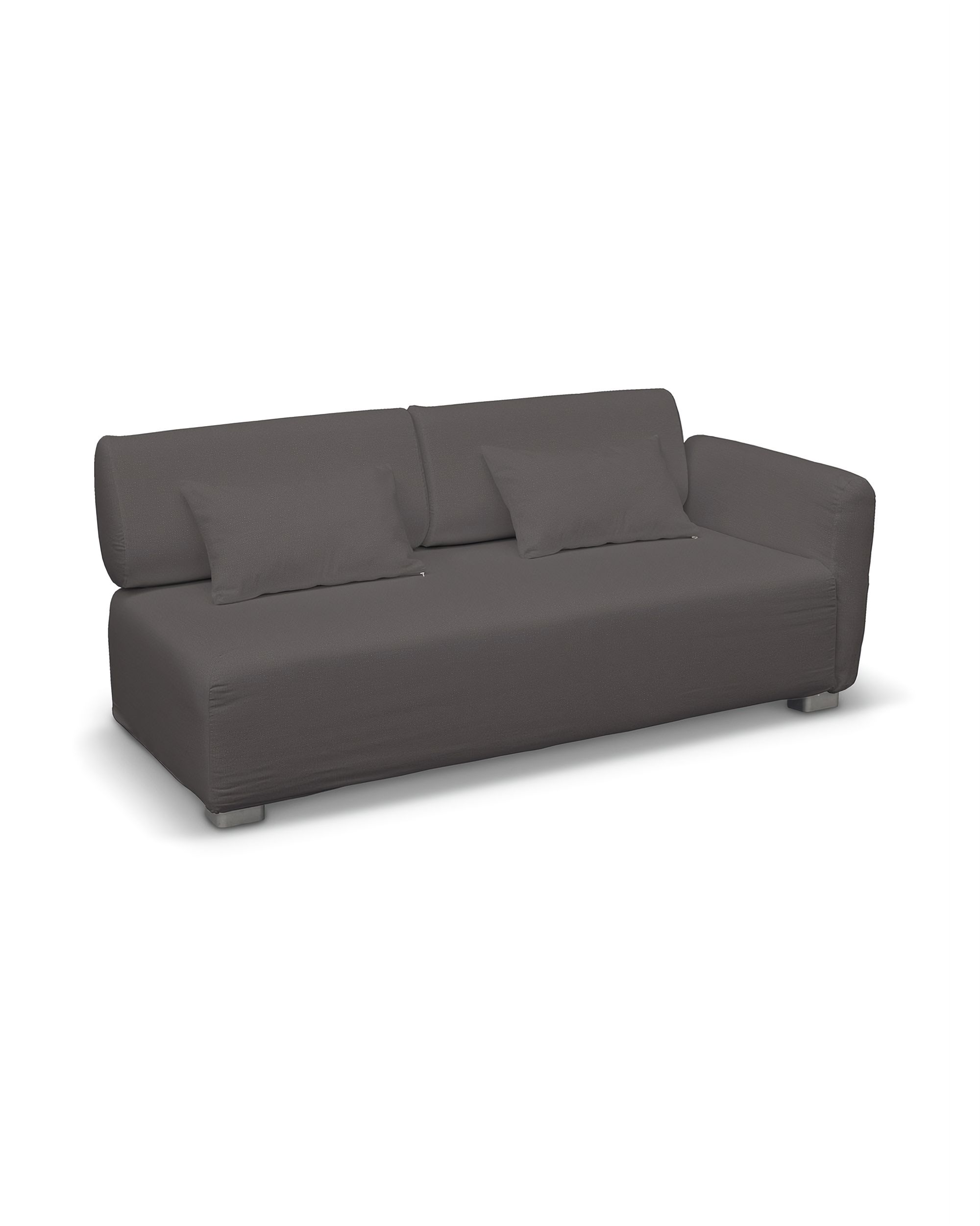 Mysinge 2-seater sofa with armrest cover colour brown fabric velvet