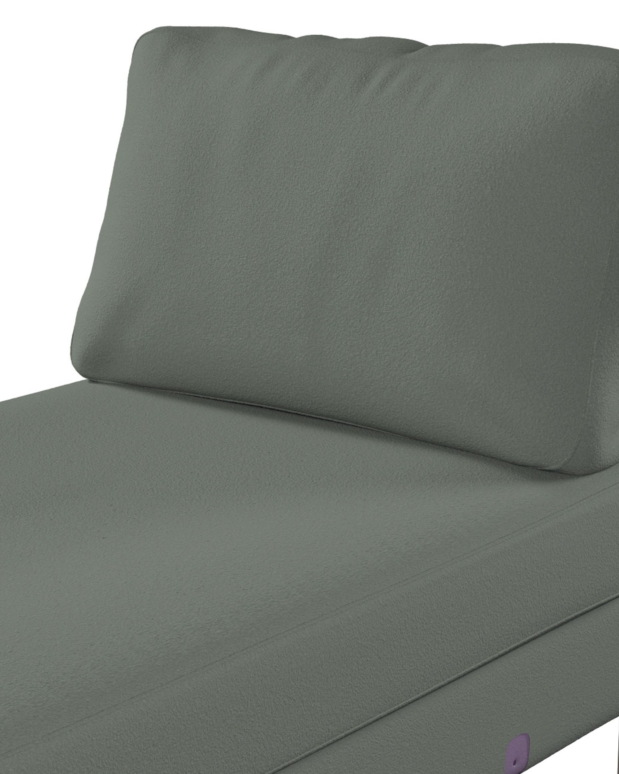 Karlstad chaise longue cover colour green fabric structured (hover)