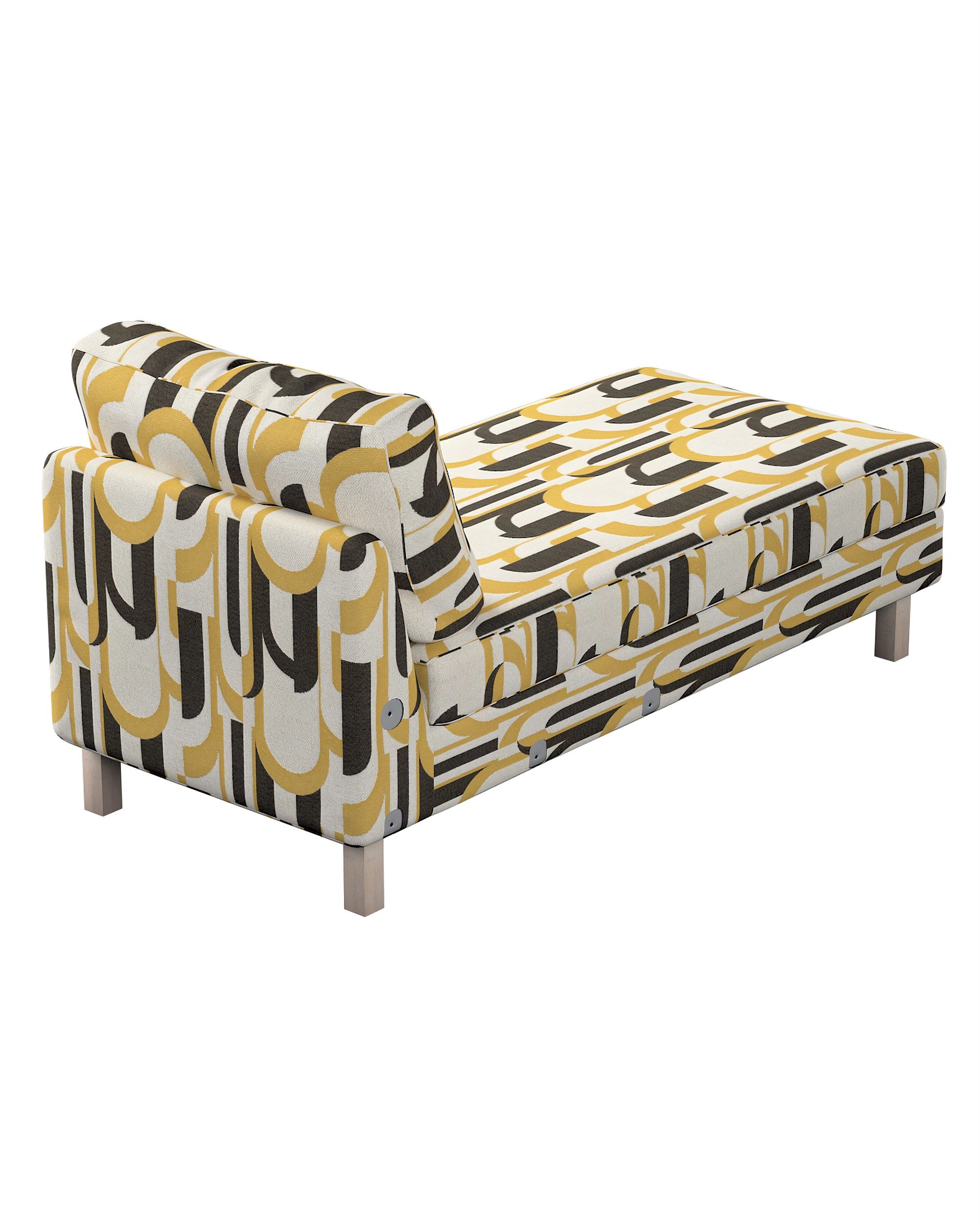 Karlstad chaise longue add-on unit cover colour multicolour fabric structured, patterned (hover)