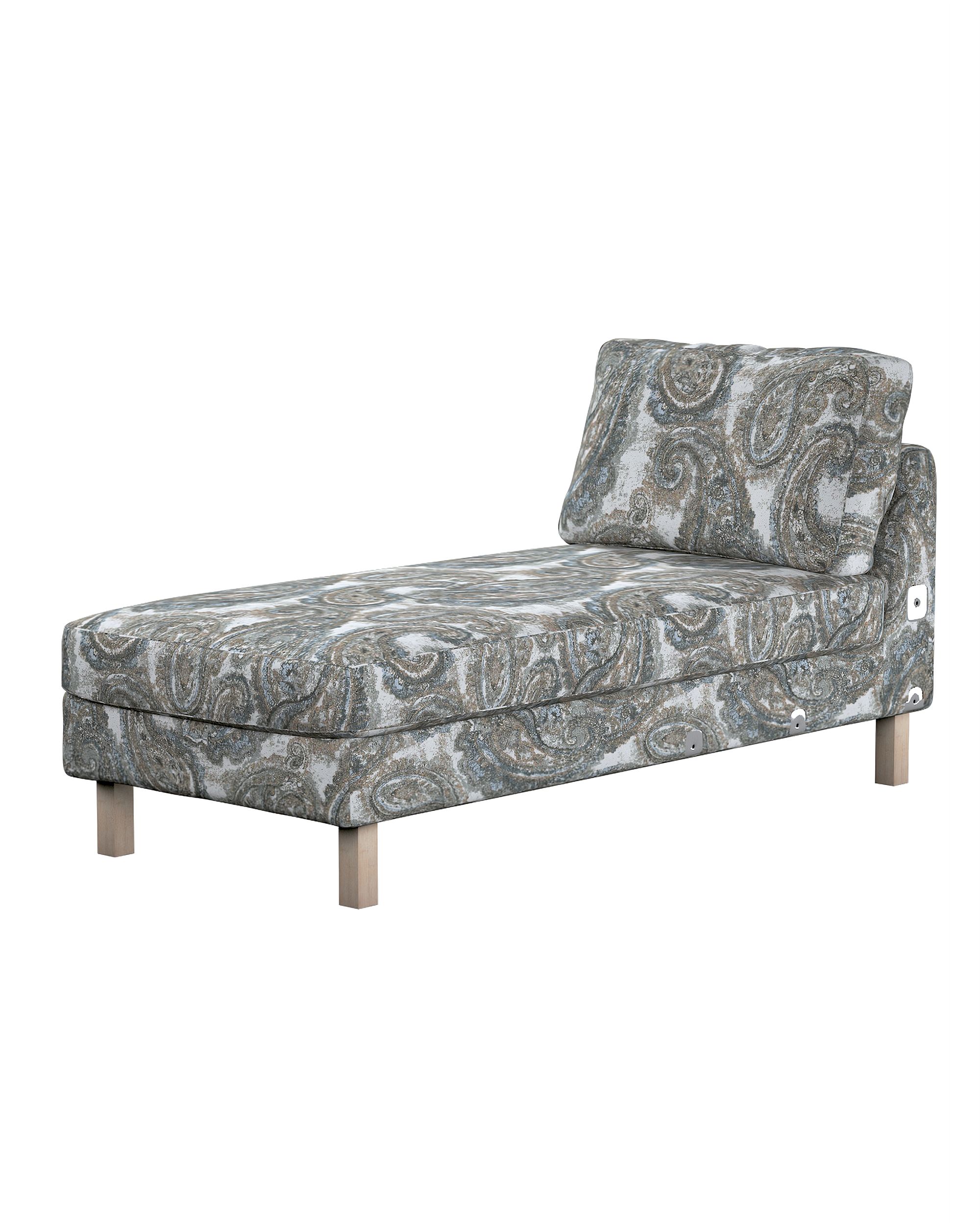 Karlstad chaise longue add-on unit cover colour multicolour fabric structured, patterned