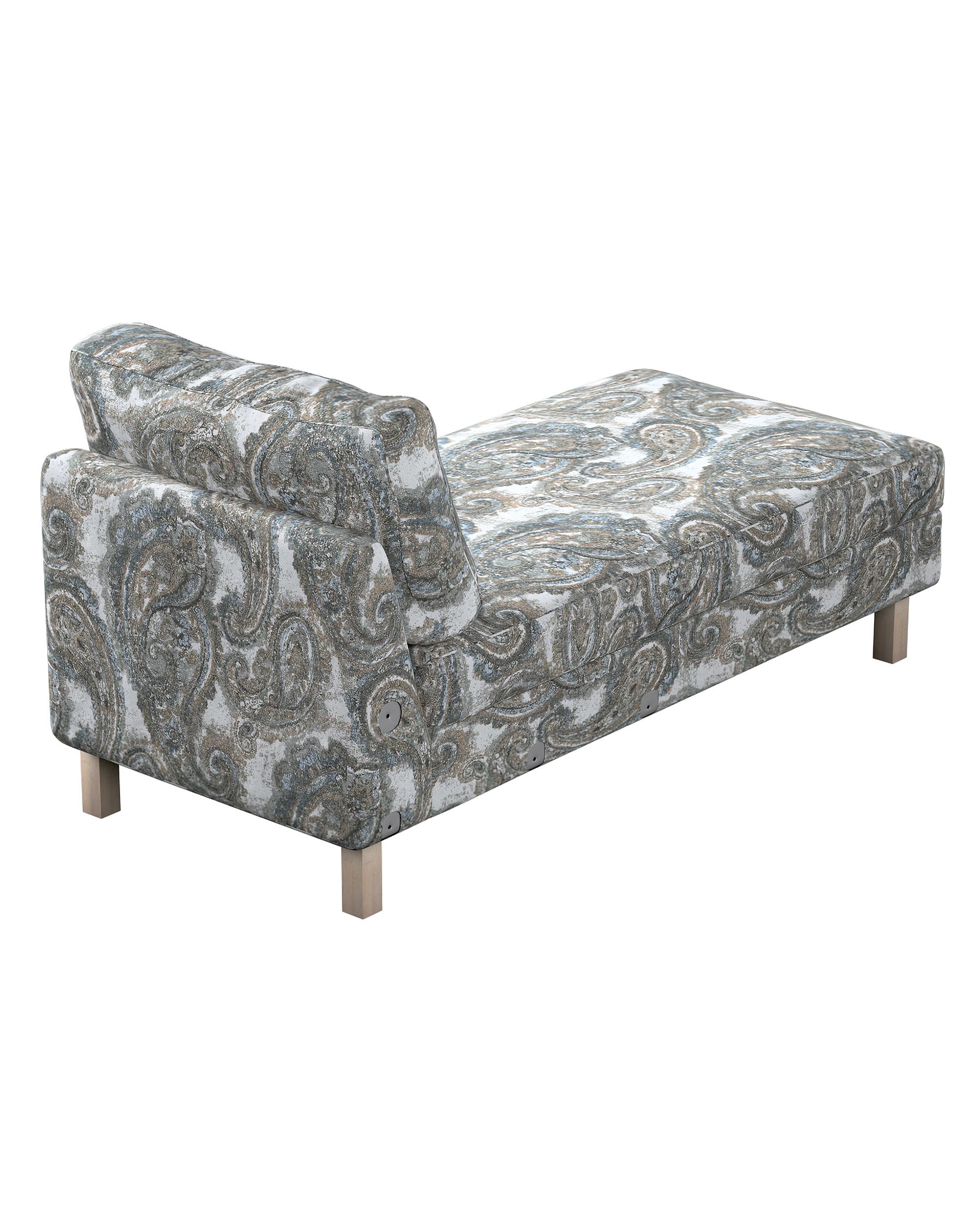 Karlstad chaise longue add-on unit cover colour multicolour fabric structured, patterned (hover)