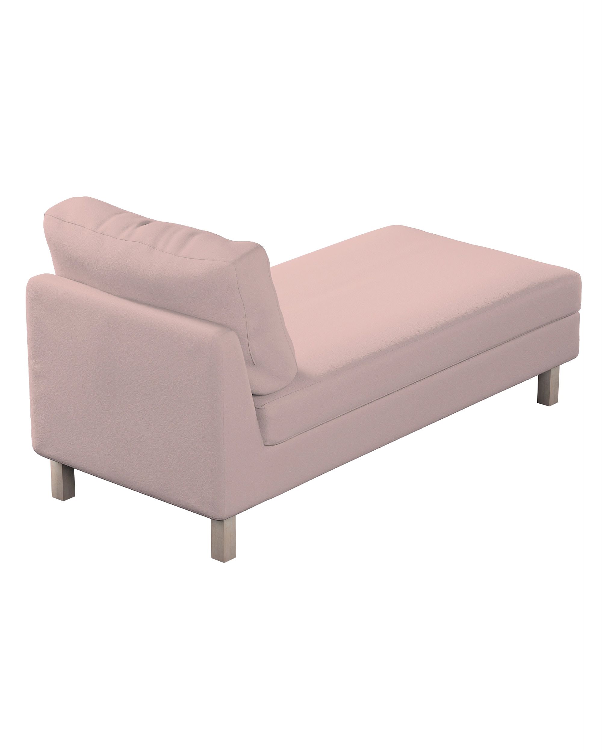 Karlstad chaise longue add-on unit cover colour pink fabric structured (hover)