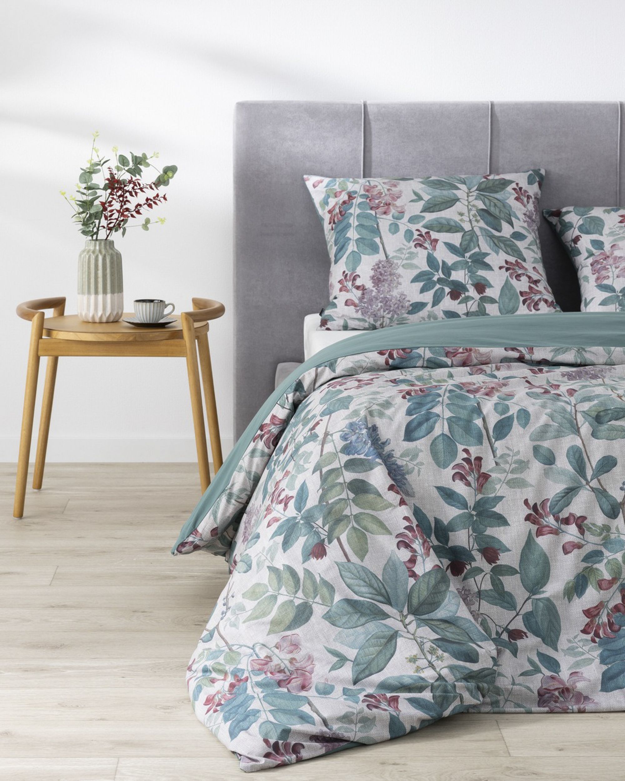 Cotton bed linen Leafy Charm 160x200cm