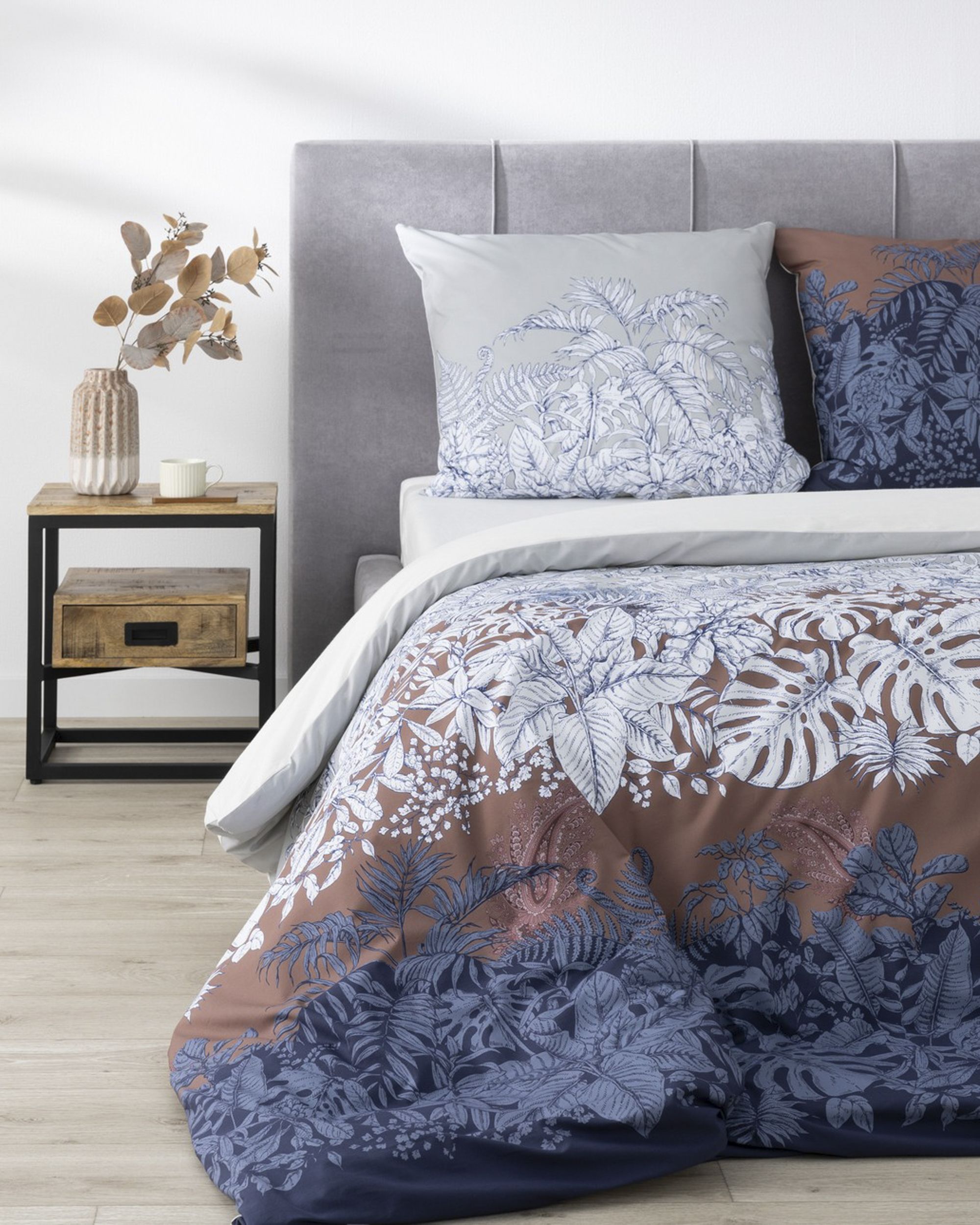 Cotton bed linen Tropical Eden 160x200cm