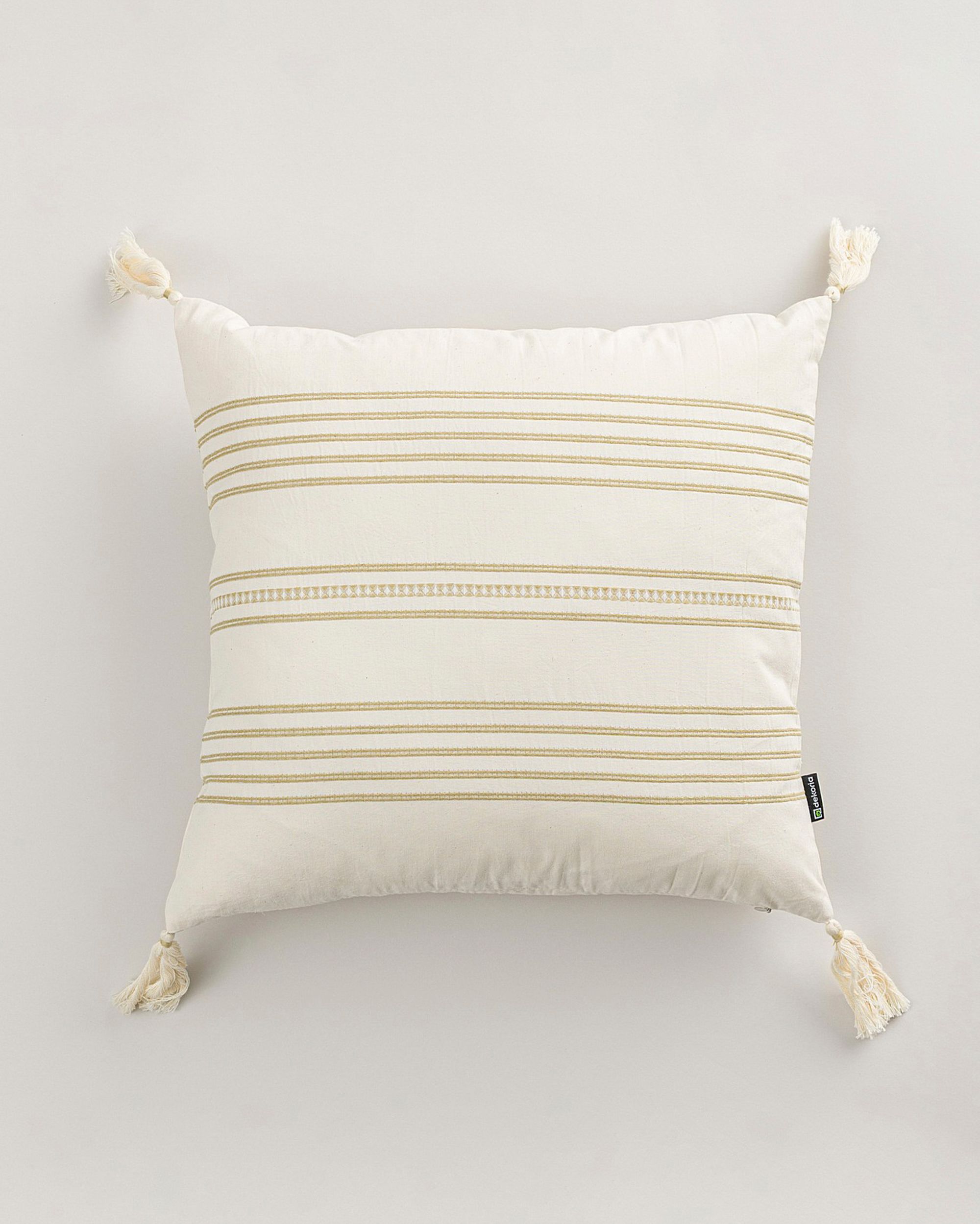 Linea Sand Tassel cushion cover 45x45 cm
