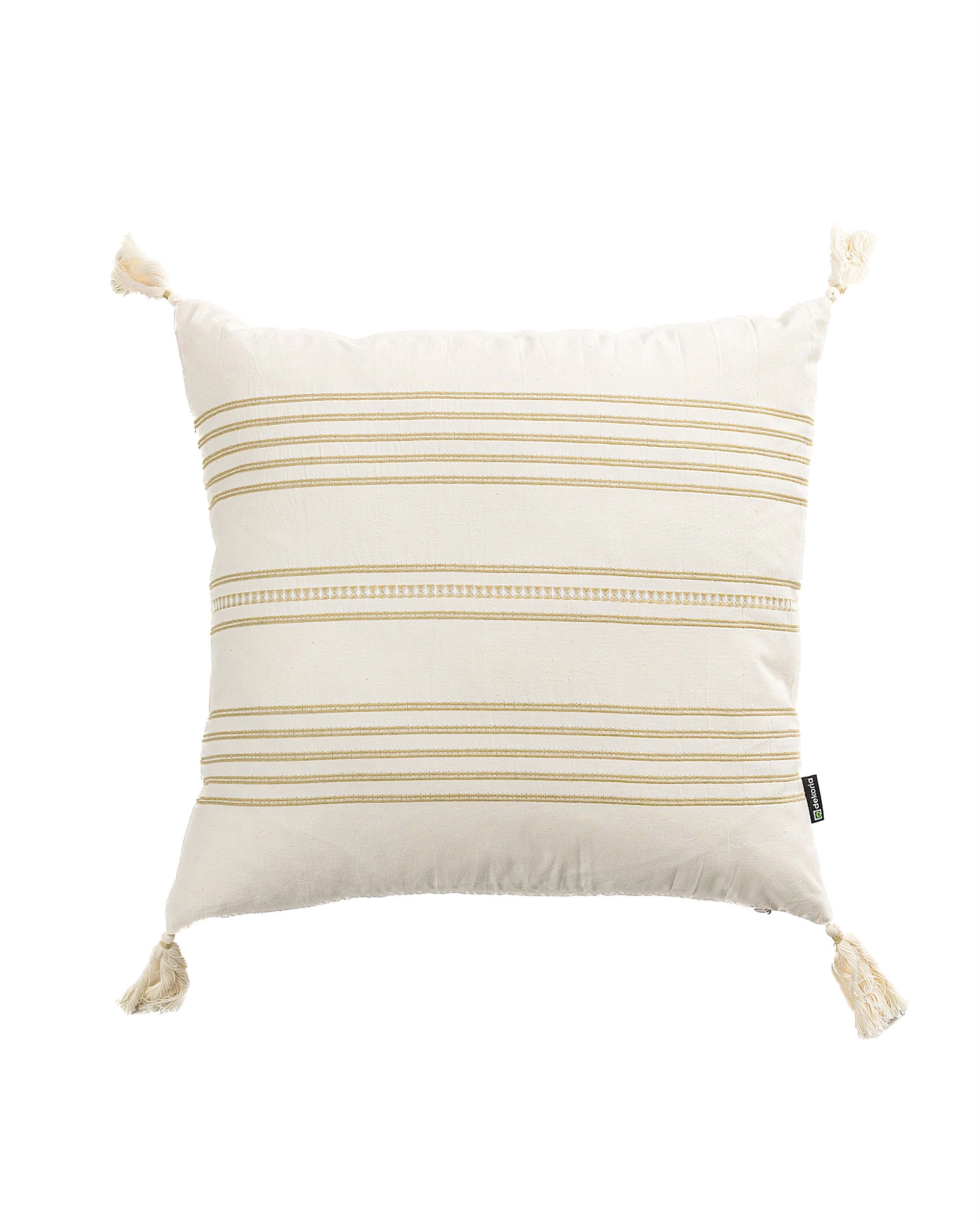 Linea Sand Tassel cushion cover 45x45 cm