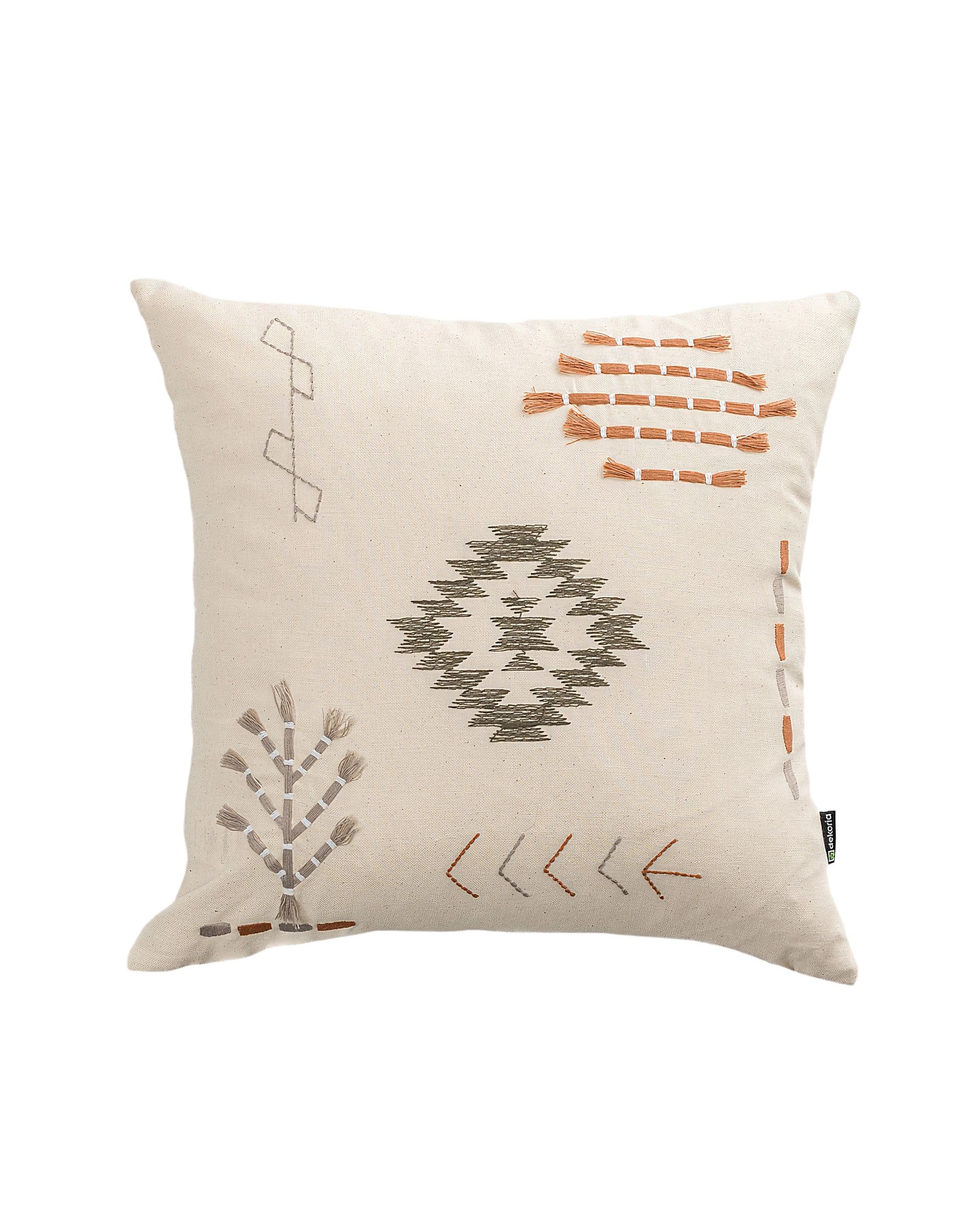 Boho Stitch Root cushion cover 45x45 cm