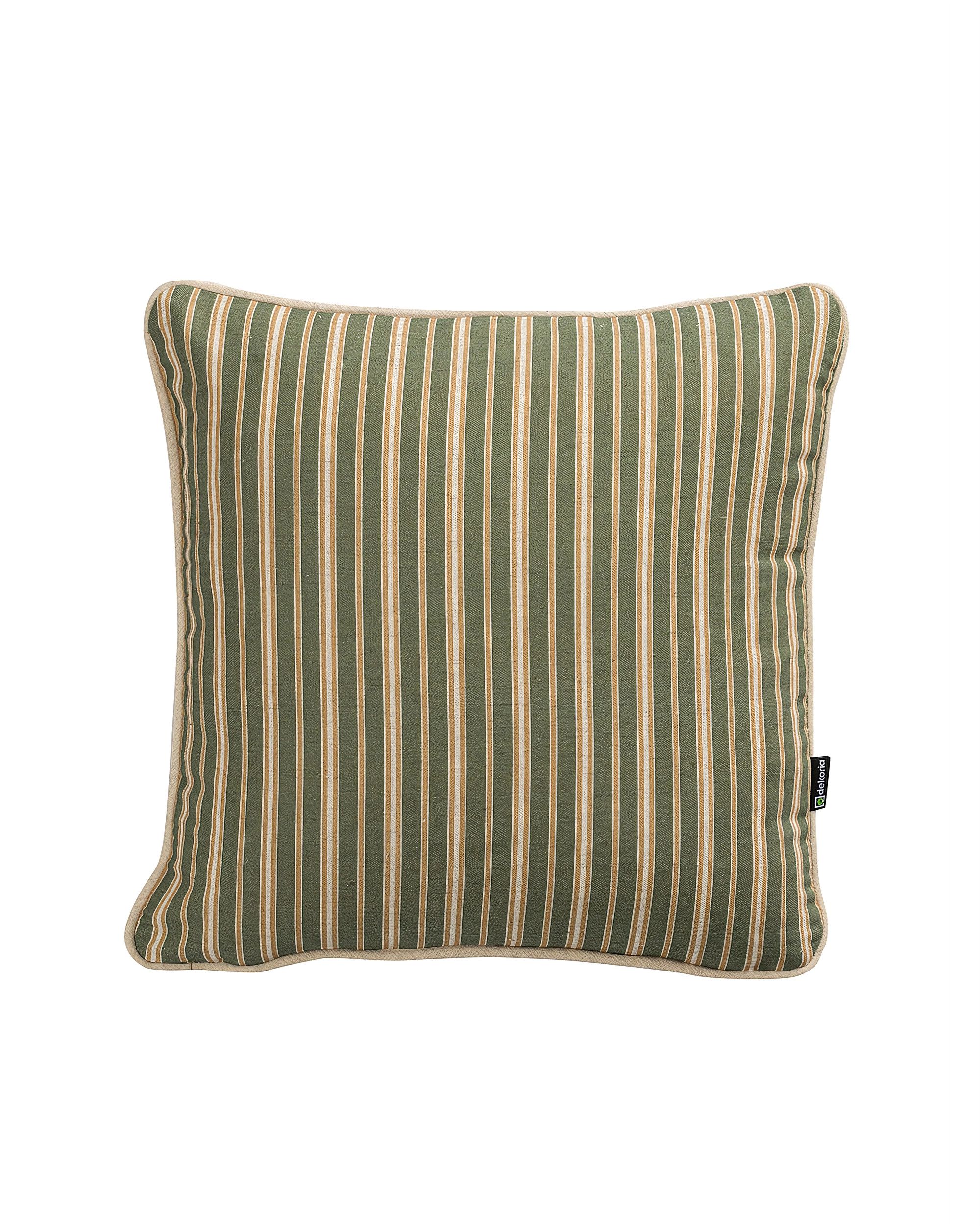 Classic Stripe Olive cushion cover 45x45 cm