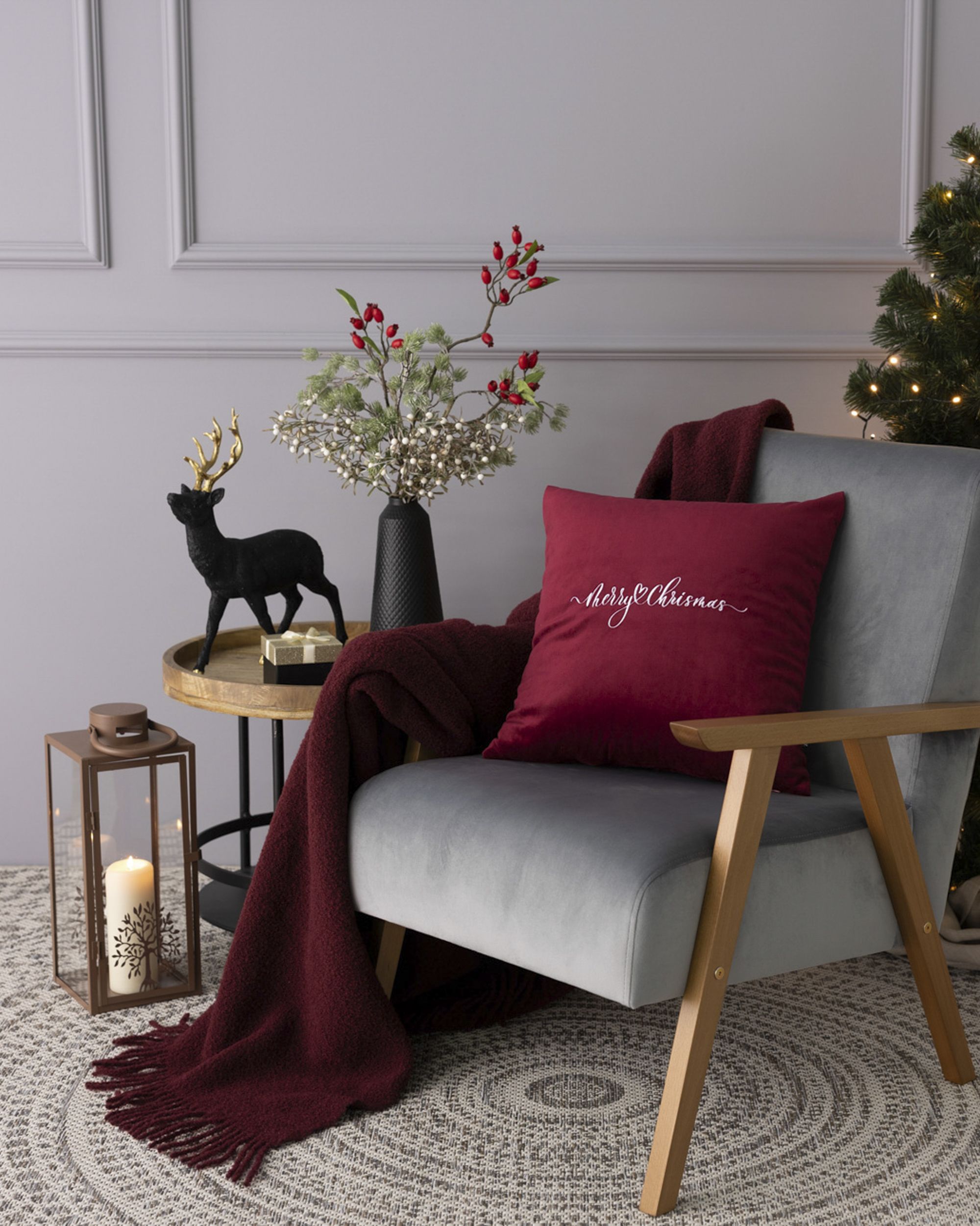 Cushion cover Winter Wish 43x43 cm (hover)