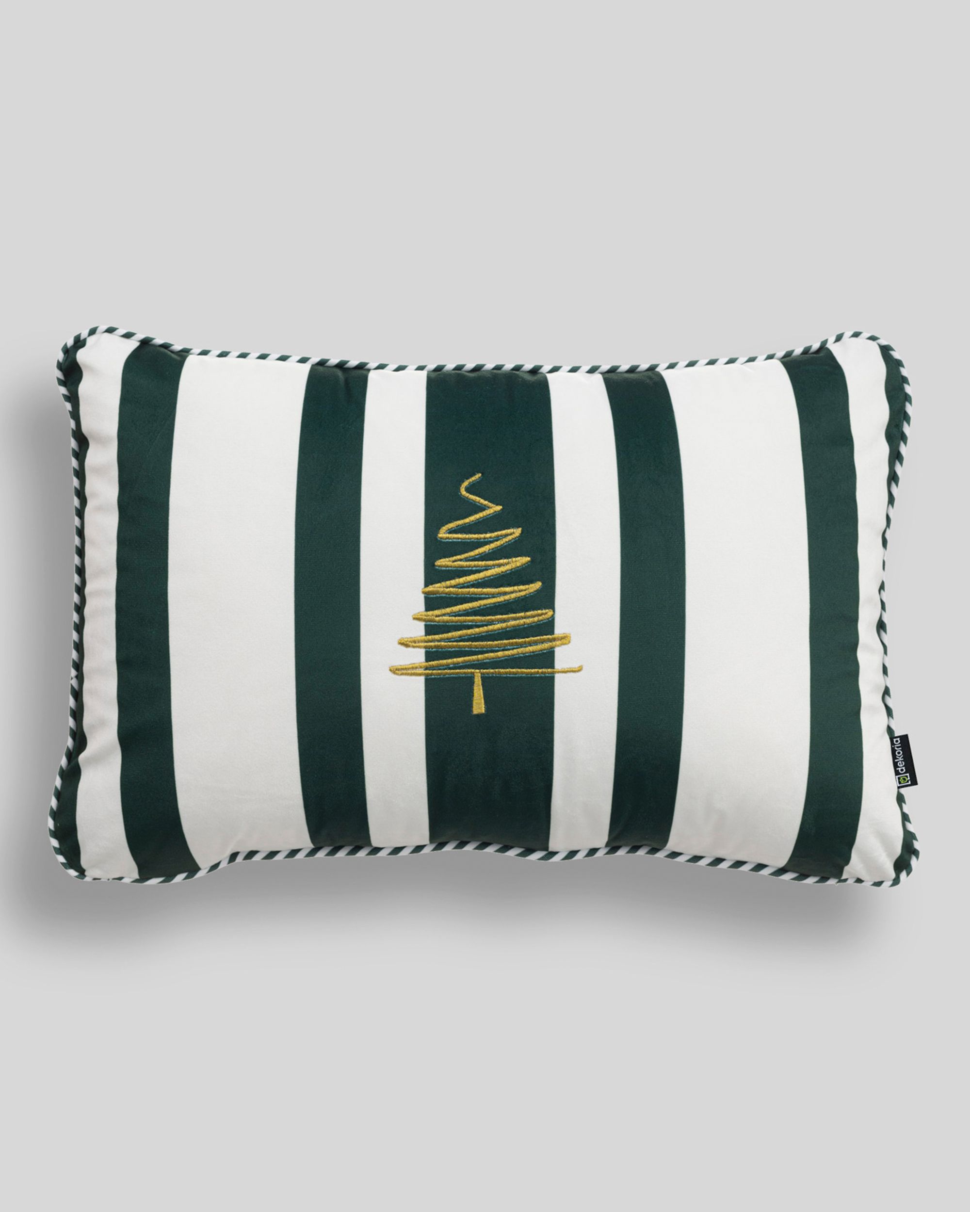 Cushion cover Green & White Noel 60x40 cm